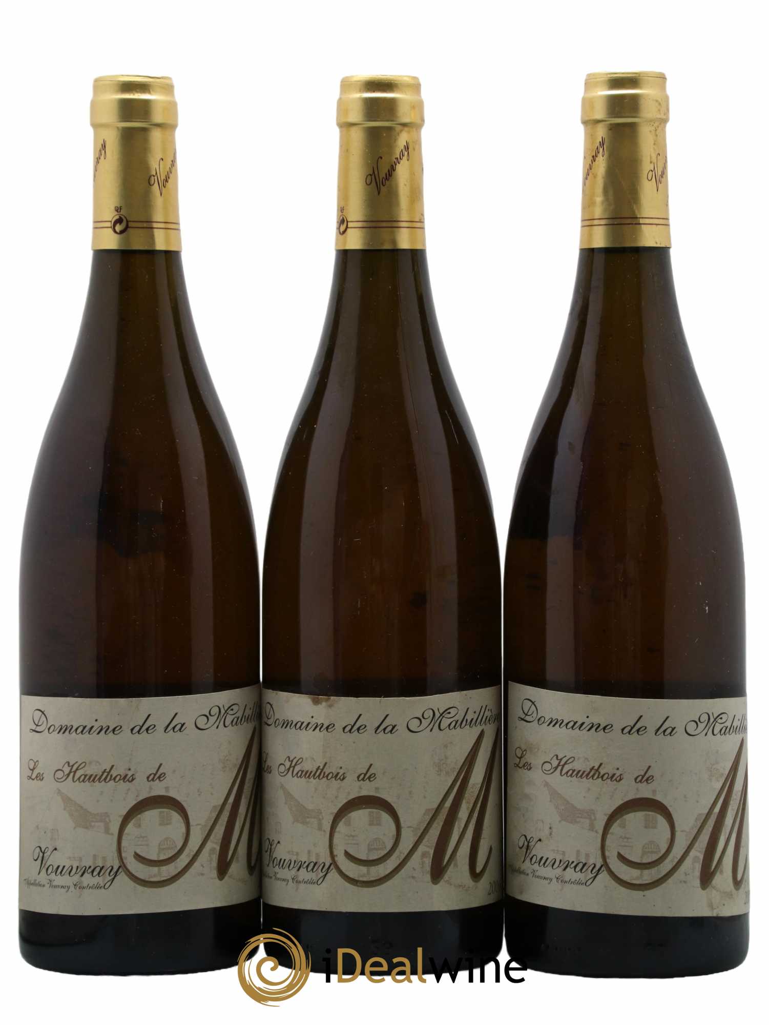 Vouvray Les Hautbois De M Domaine De La Mabilliere 2006 - Lot de 3 bouteilles - 0