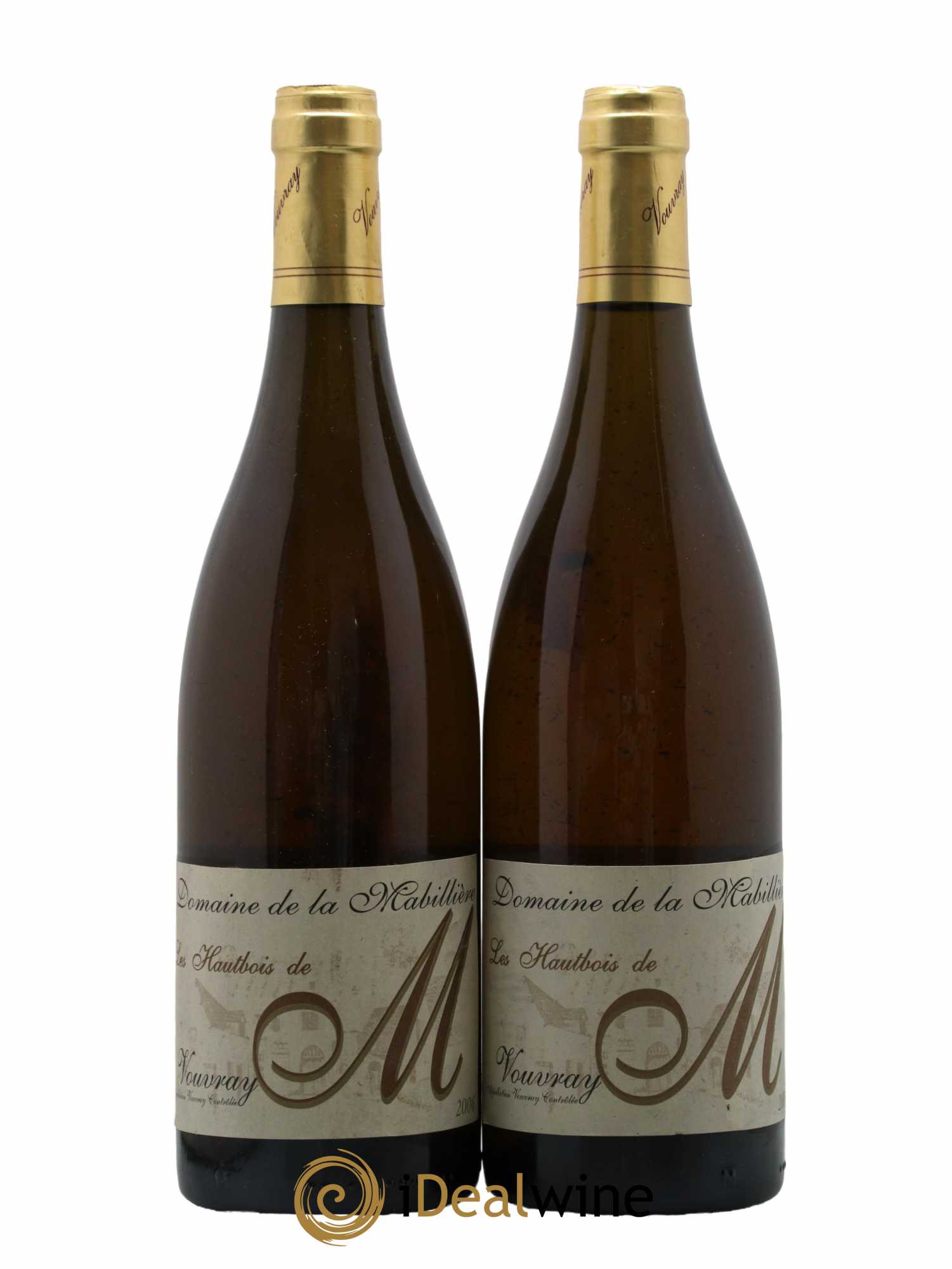Vouvray Les Hautbois De M Domaine De La Mabilliere 2006 - Lot de 2 bouteilles - 0