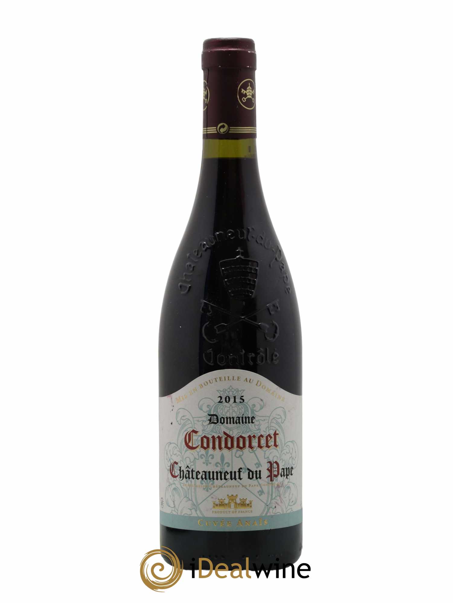 Châteauneuf-du-Pape Cuvee Anais Domaine Condorcet 2015 - Lot de 1 bouteille - 0