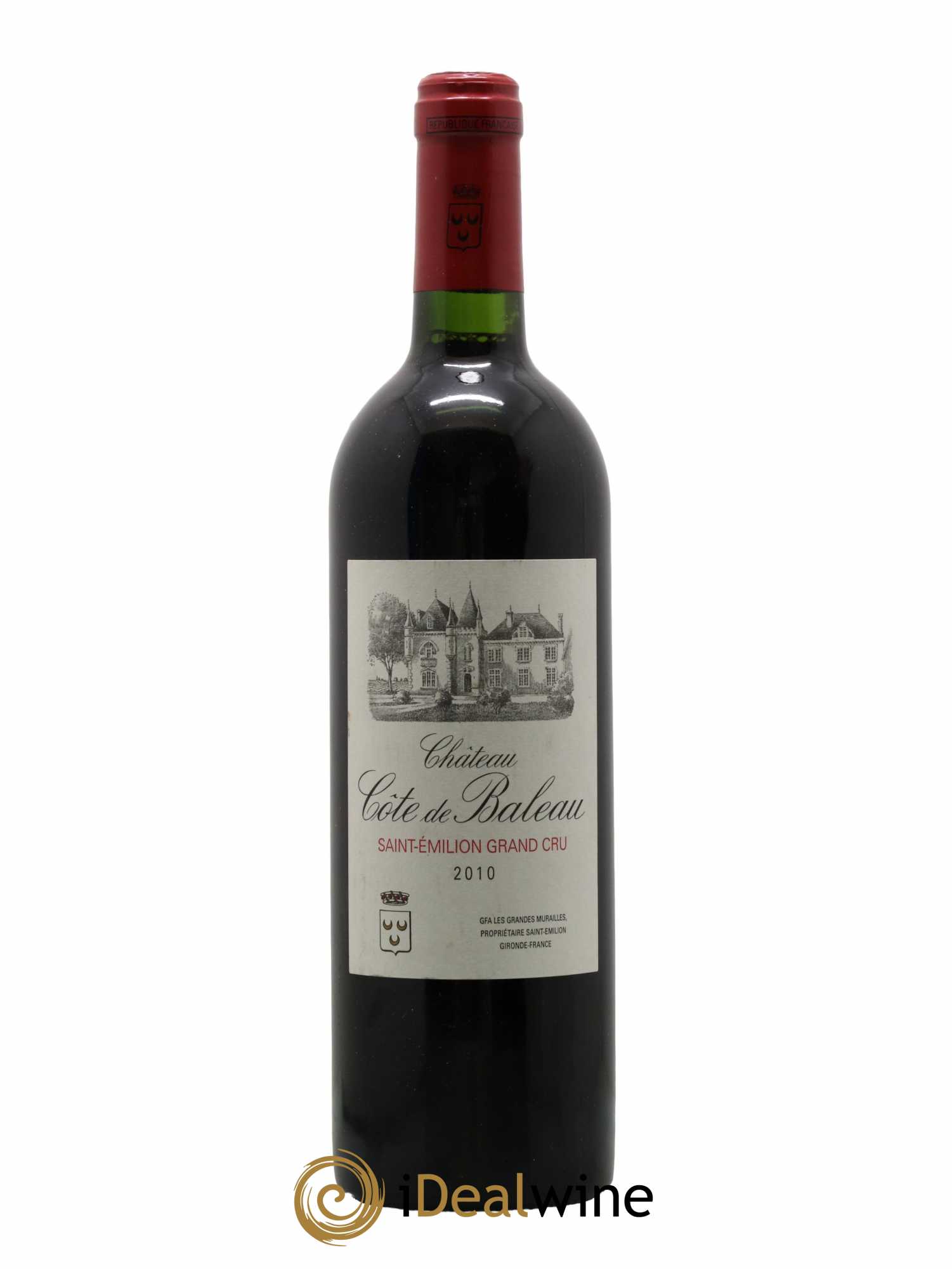 Château Côte de Baleau Grand Cru Classé 2010 - Lot de 1 bouteille - 0