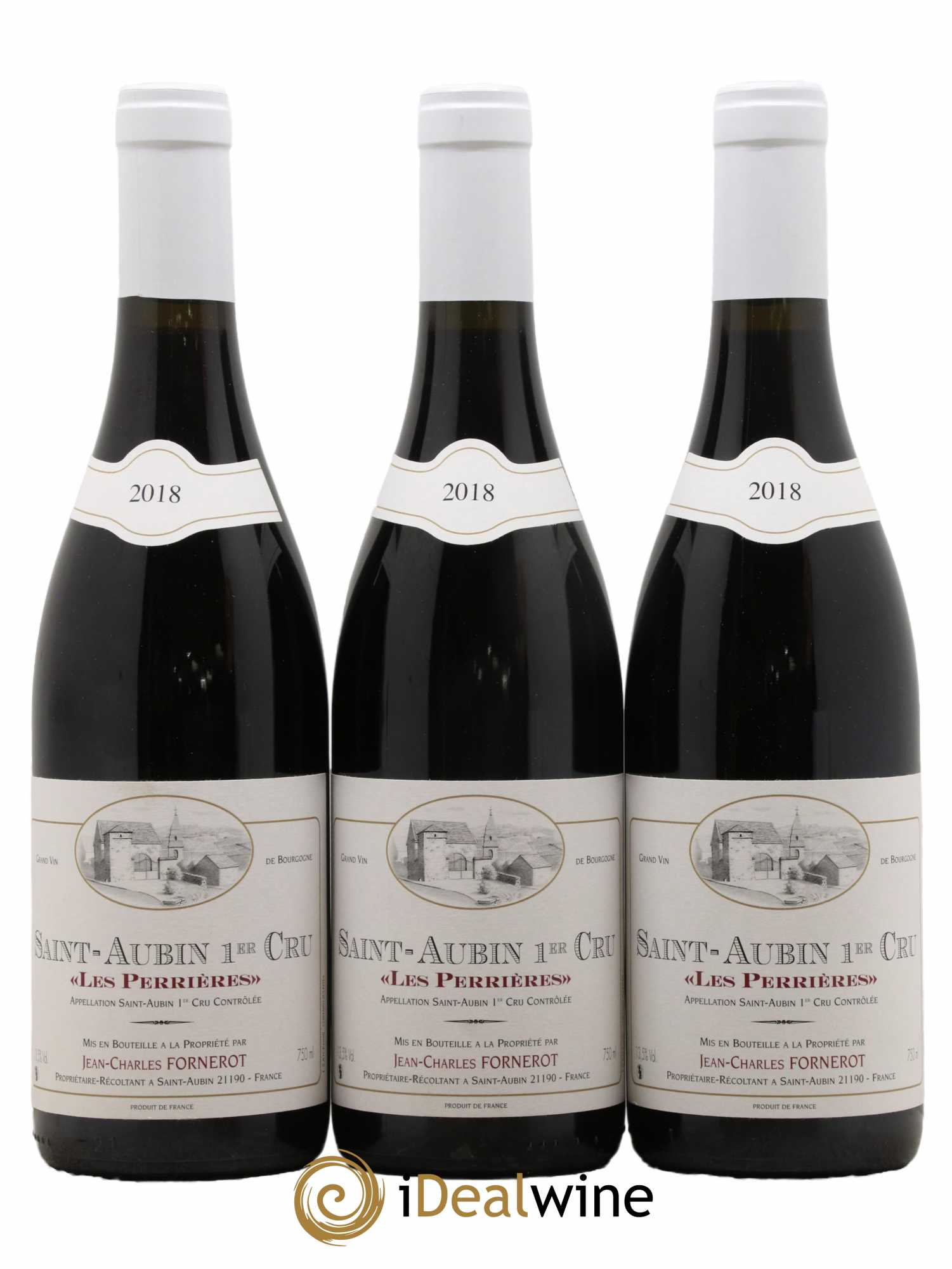Saint-Aubin 1er Cru Les Perrières Domaine Fornerot 2018 - Lot de 3 bouteilles - 0