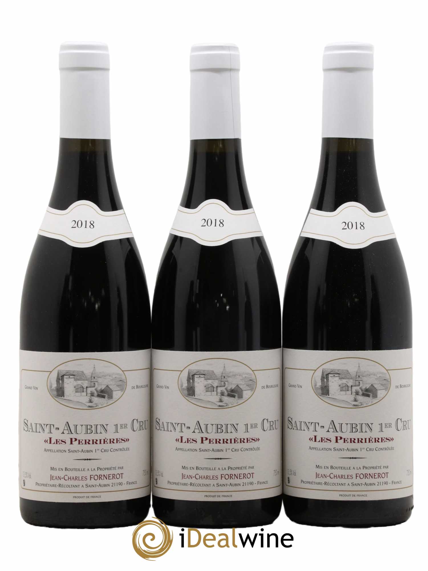 Saint-Aubin 1er Cru Les Perrières Domaine Fornerot 2018 - Lot de 6 bouteilles - 1
