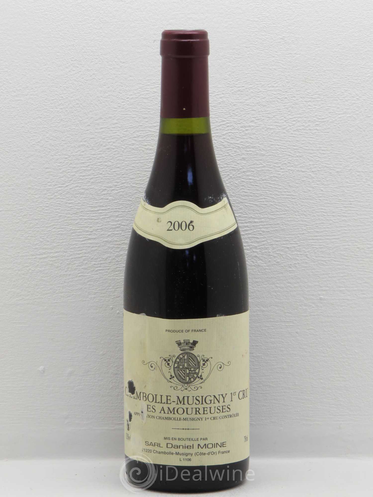 Chambolle-Musigny 1er Cru Les Amoureuses Daniel Moine 2006 - Posten von 1 Flasche - 0