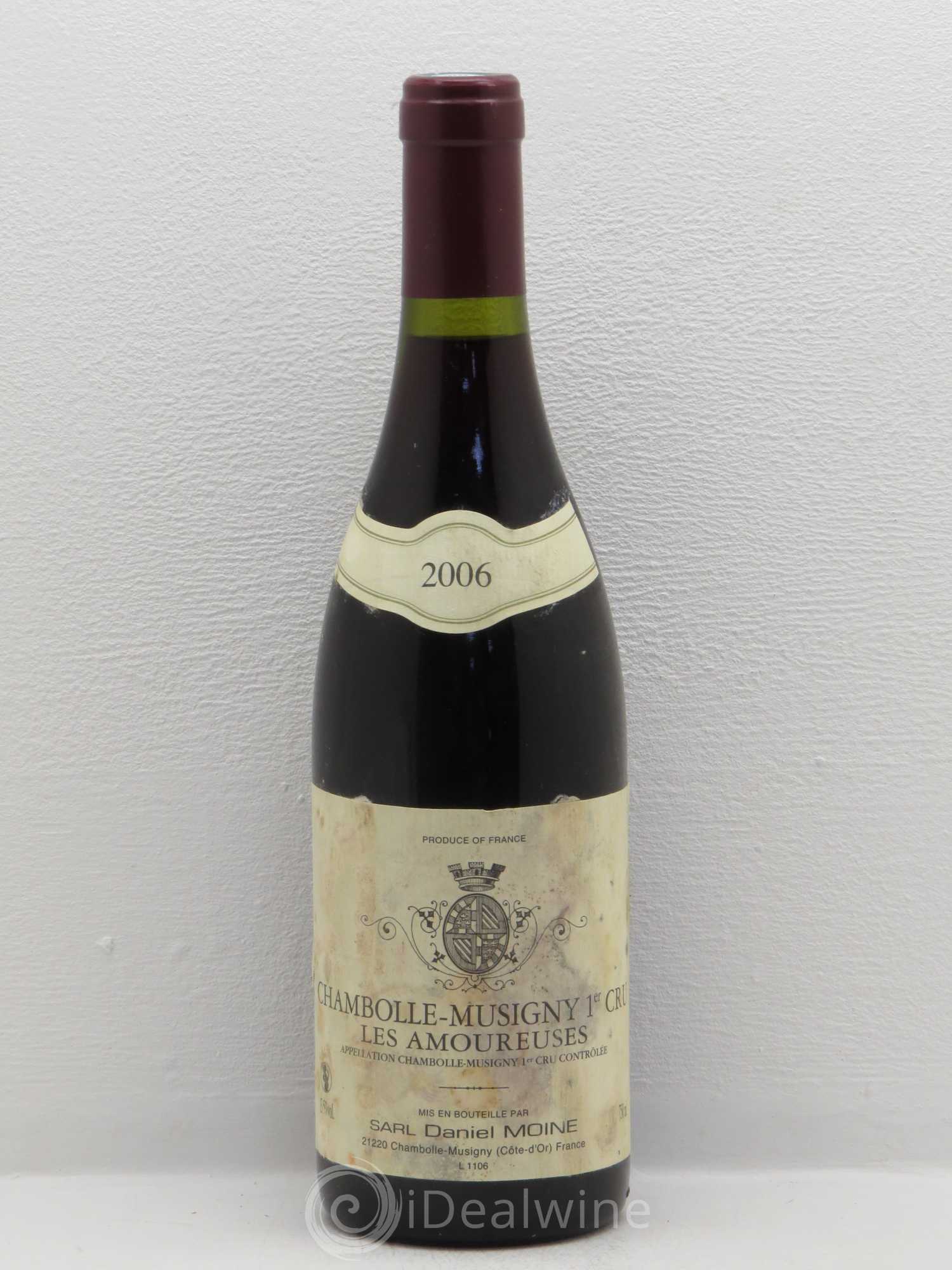 Chambolle-Musigny 1er Cru Les Amoureuses Daniel Moine 2006 - Posten von 1 Flasche - 0