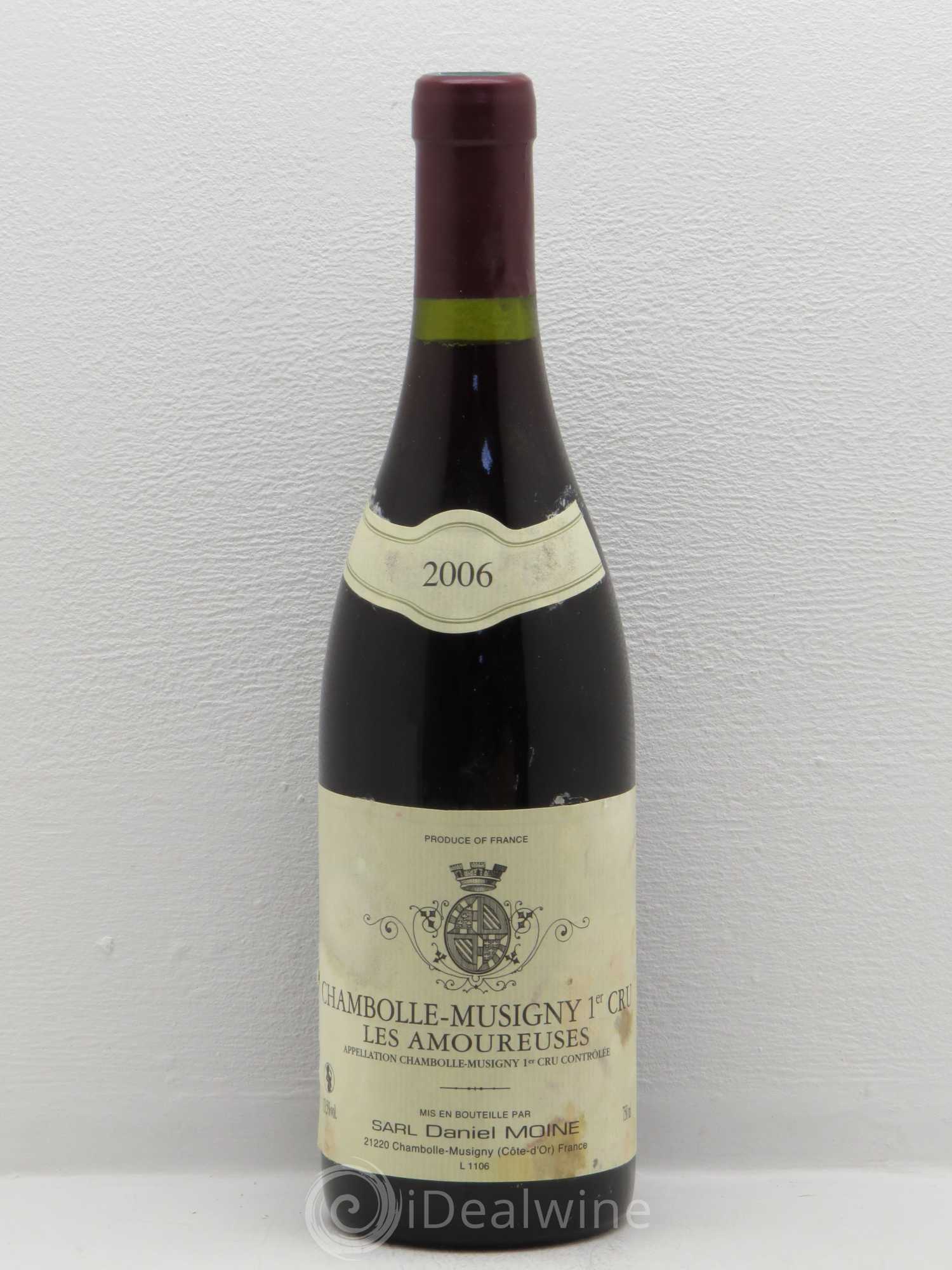 Chambolle-Musigny 1er Cru Les Amoureuses Daniel Moine 2006 - Posten von 1 Flasche - 0