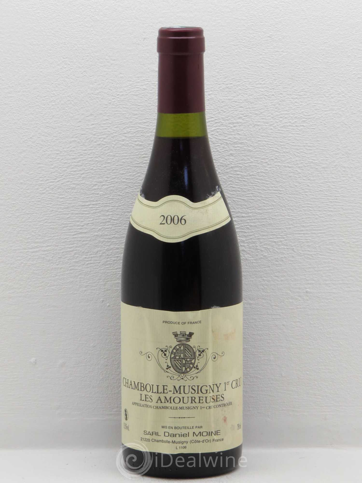 Chambolle-Musigny 1er Cru Les Amoureuses Daniel Moine 2006 - Posten von 1 Flasche - 0
