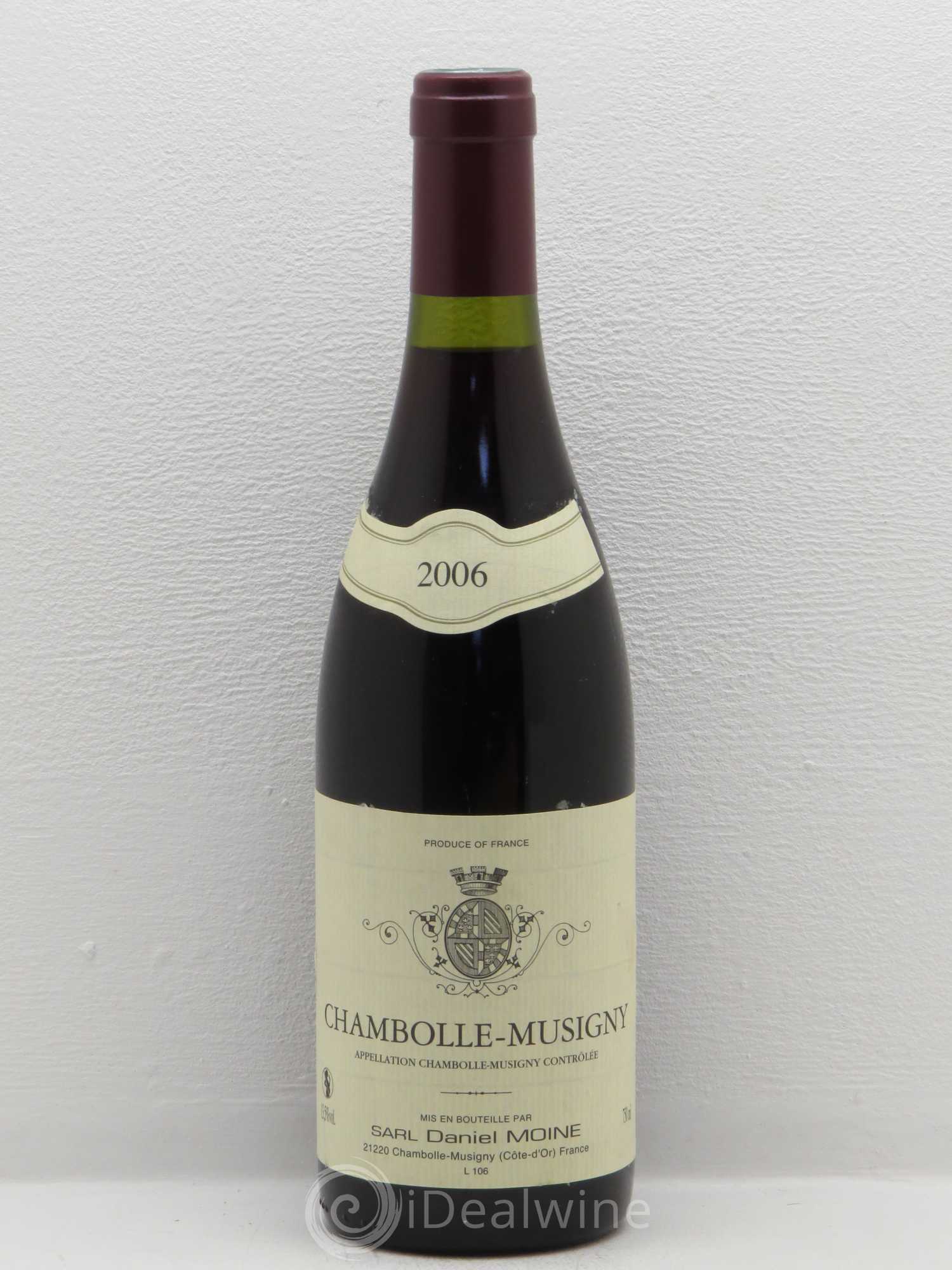 Chambolle-Musigny Daniel Moine 2006 - Lot de 1 bouteille - 0