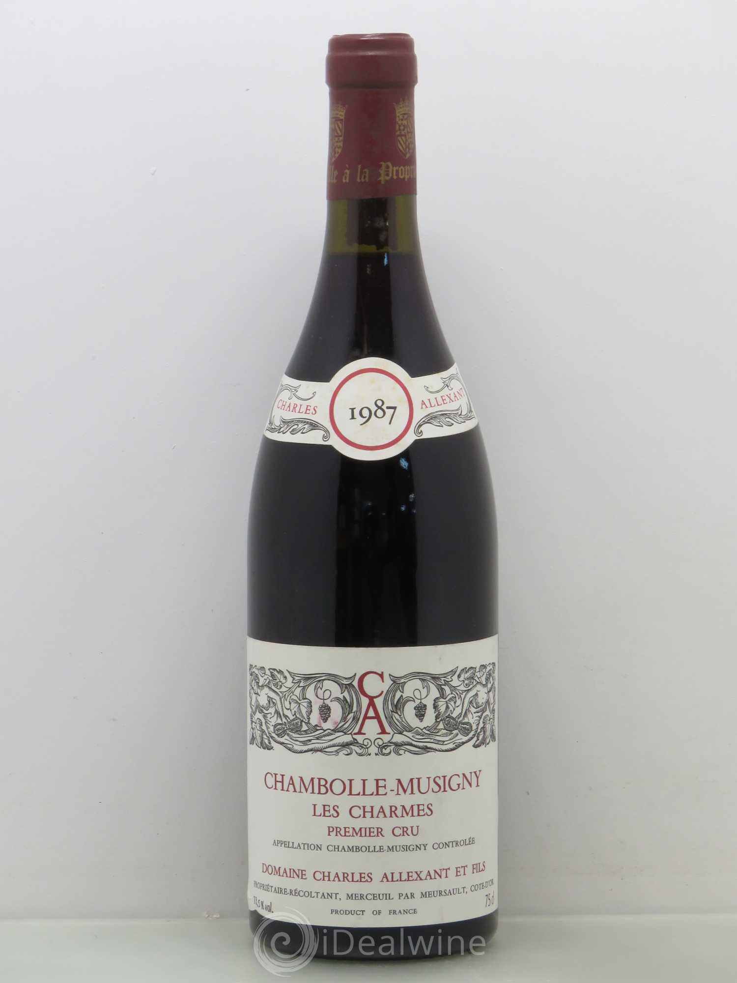Chambolle-Musigny 1er Cru 1987 - Posten von 1 Flasche - 0
