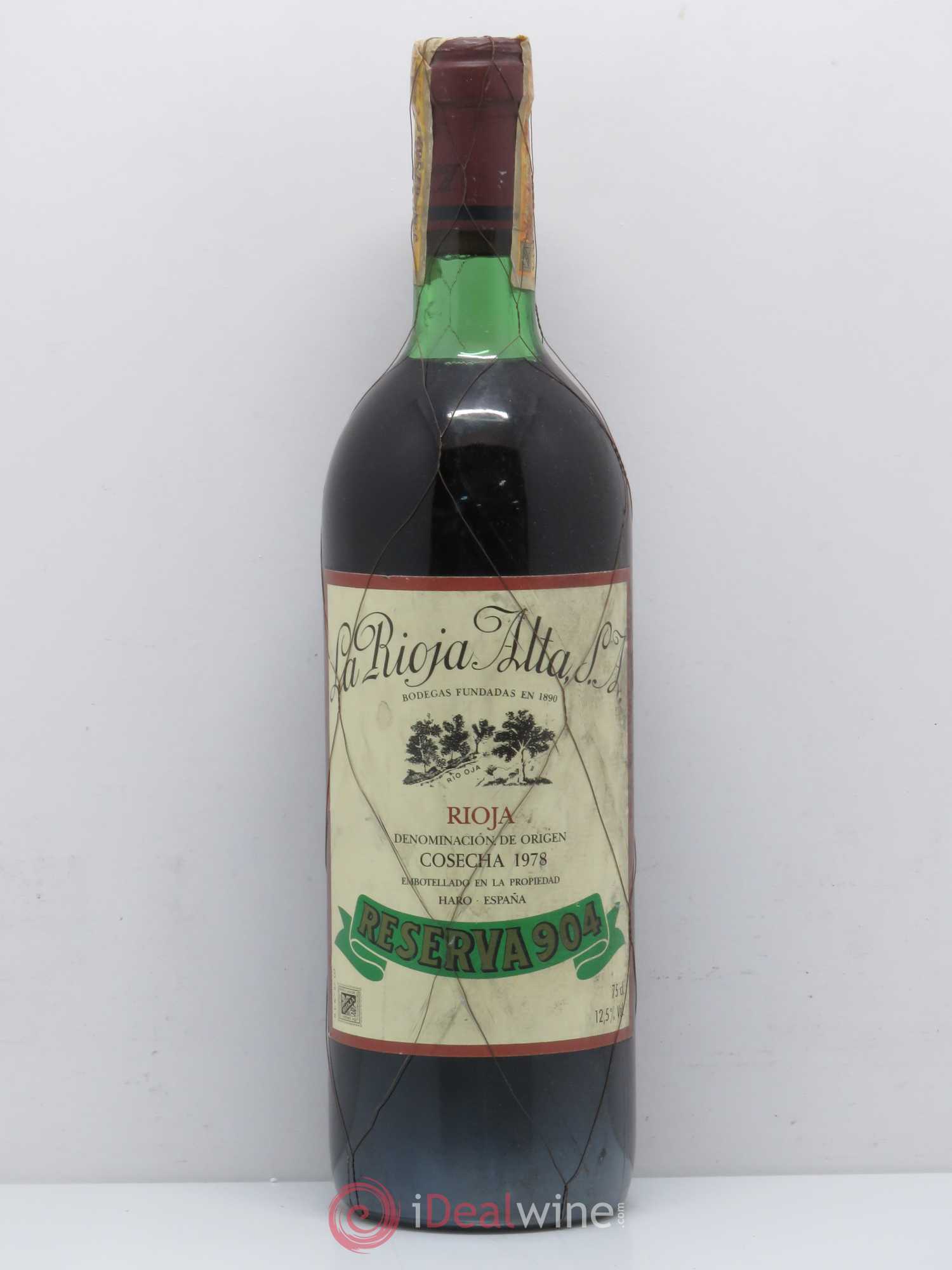 Rioja DOCa Gran Reserva 904 La Rioja Alta 1978 - Lot of 1 bottle - 0