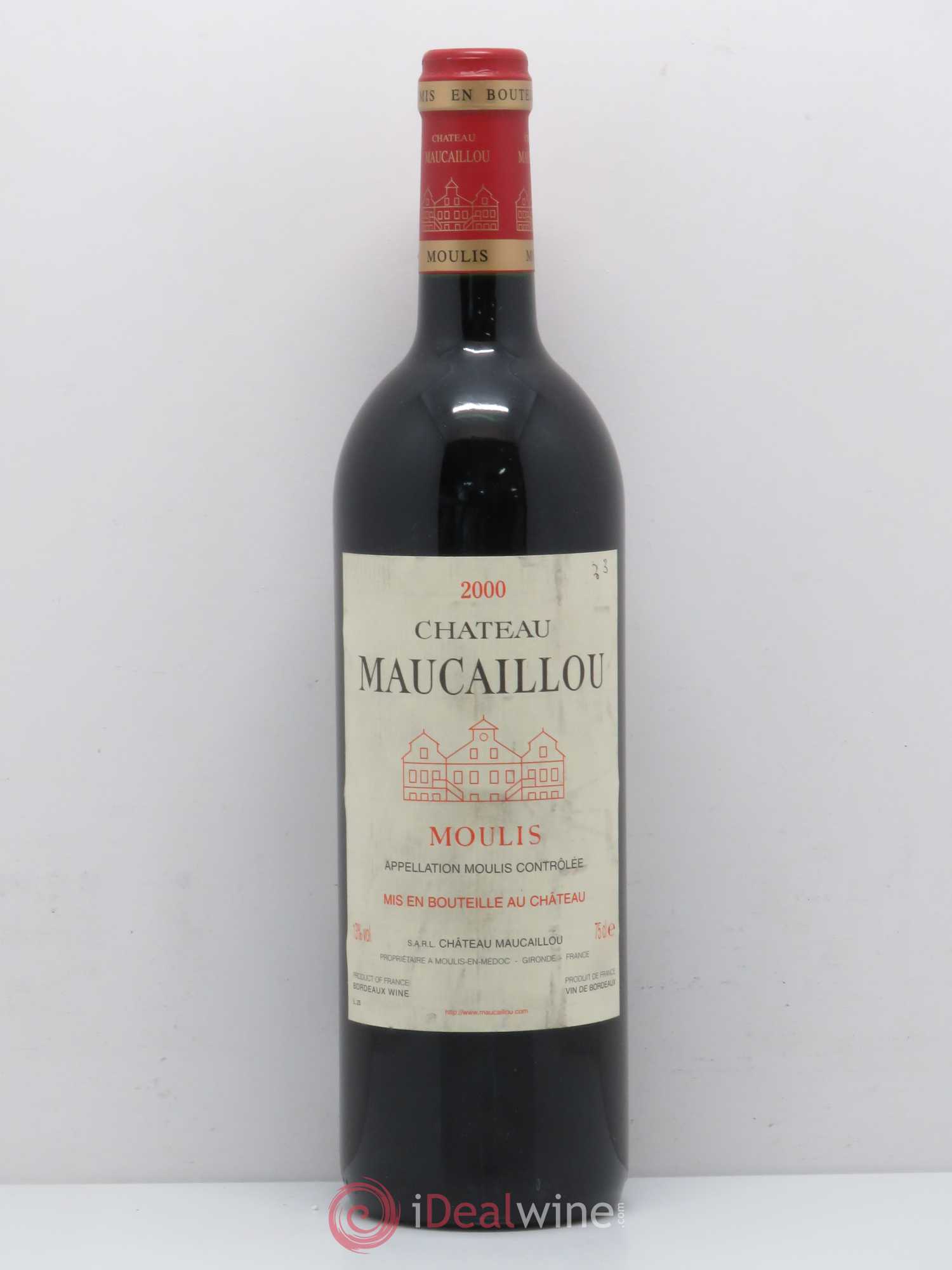 Château Maucaillou 2000 - Lot de 1 bouteille - 0