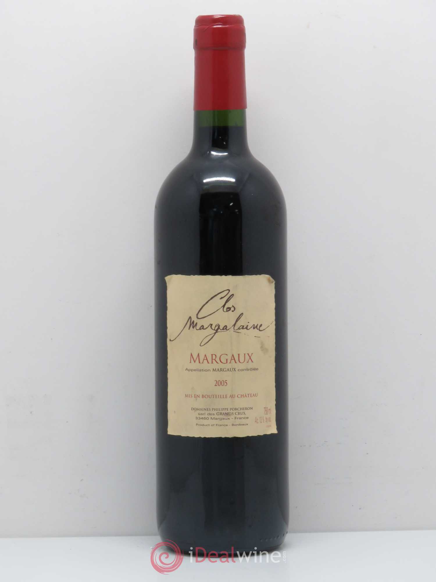 Clos Margalaine 2005 - Lot de 1 bouteille - 0