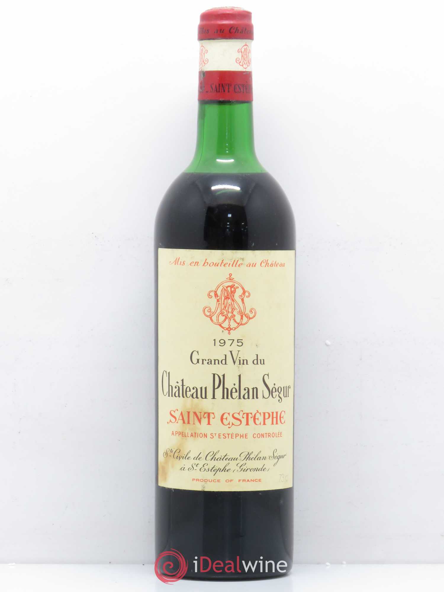 Château Phélan Ségur 1975 - Lot de 1 bouteille - 0