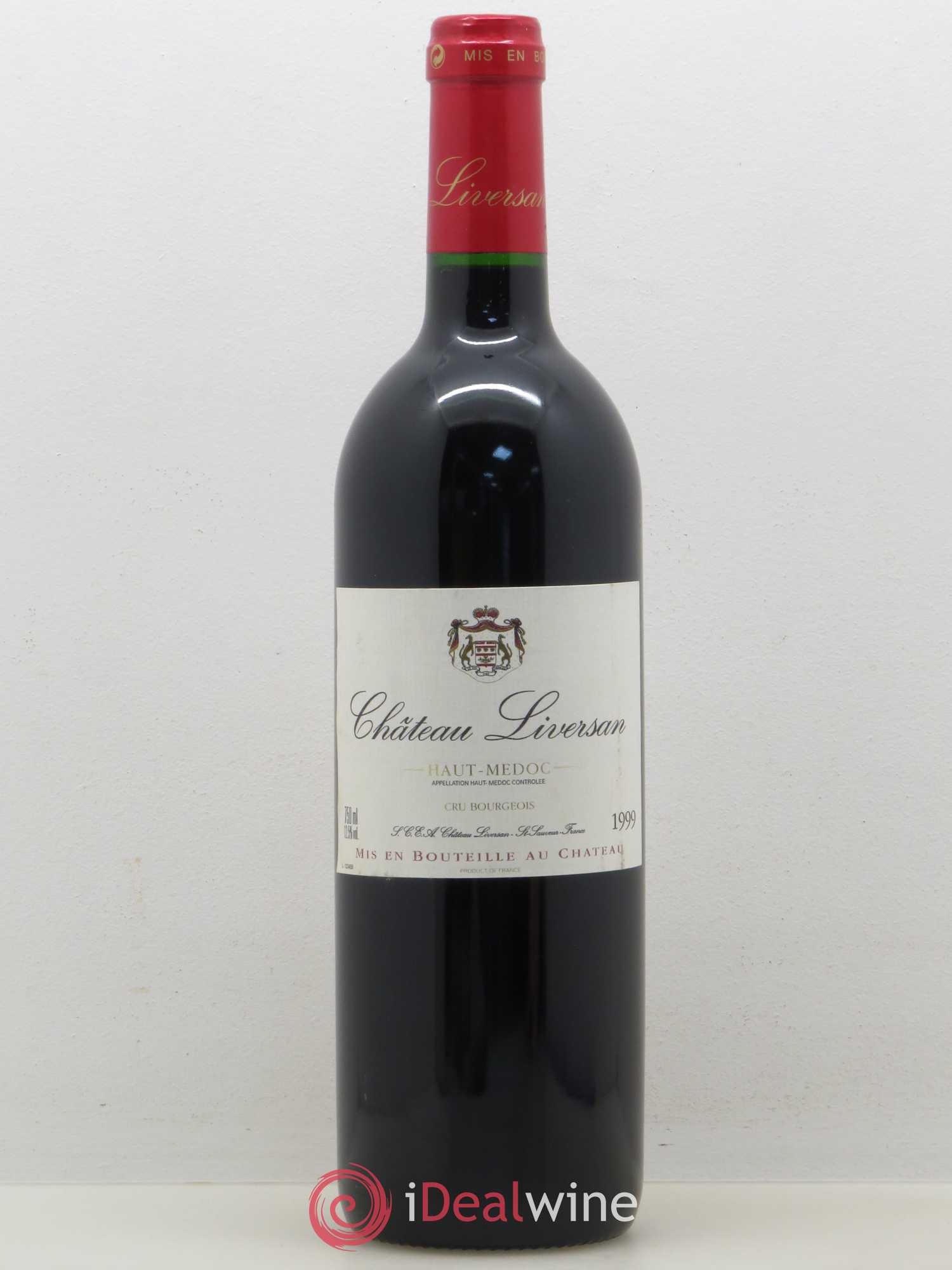 Château Liversan Cru Bourgeois (sans prix de réserve) 1999 - Lot de 1 bouteille - 0