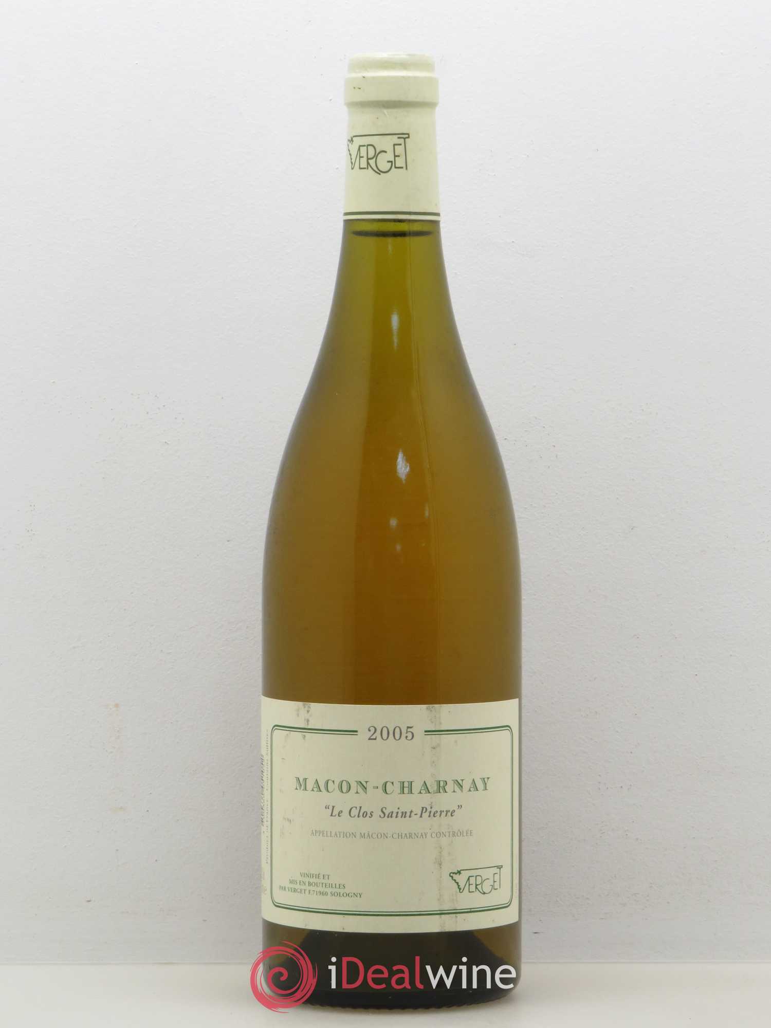 Mâcon-Charnay Le Clos Saint-Pierre Verget 2005 - Lot de 1 bouteille - 0