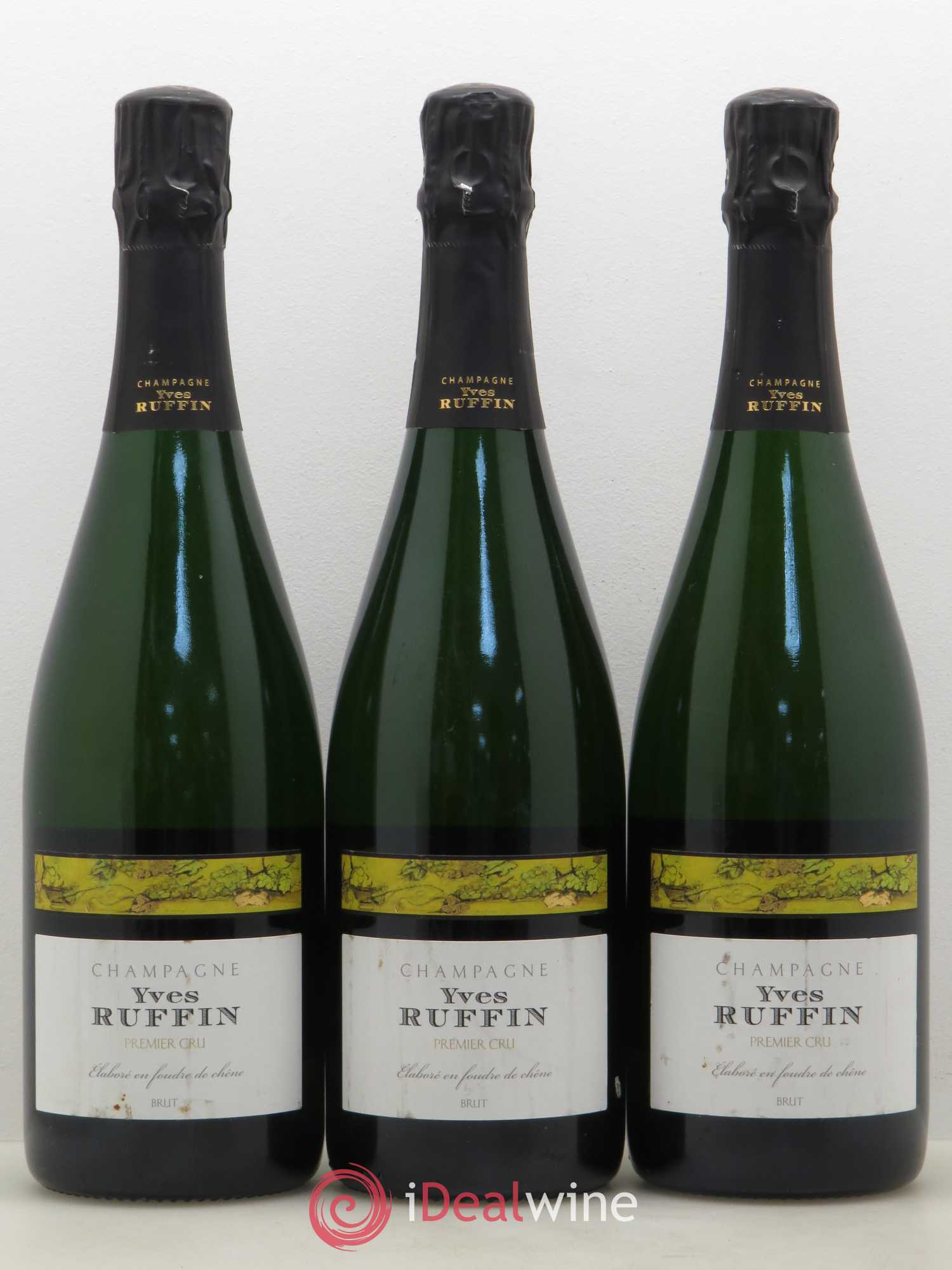Champagne Yves Ruffin Premier Cru Brut - Lot de 3 bouteilles - 0