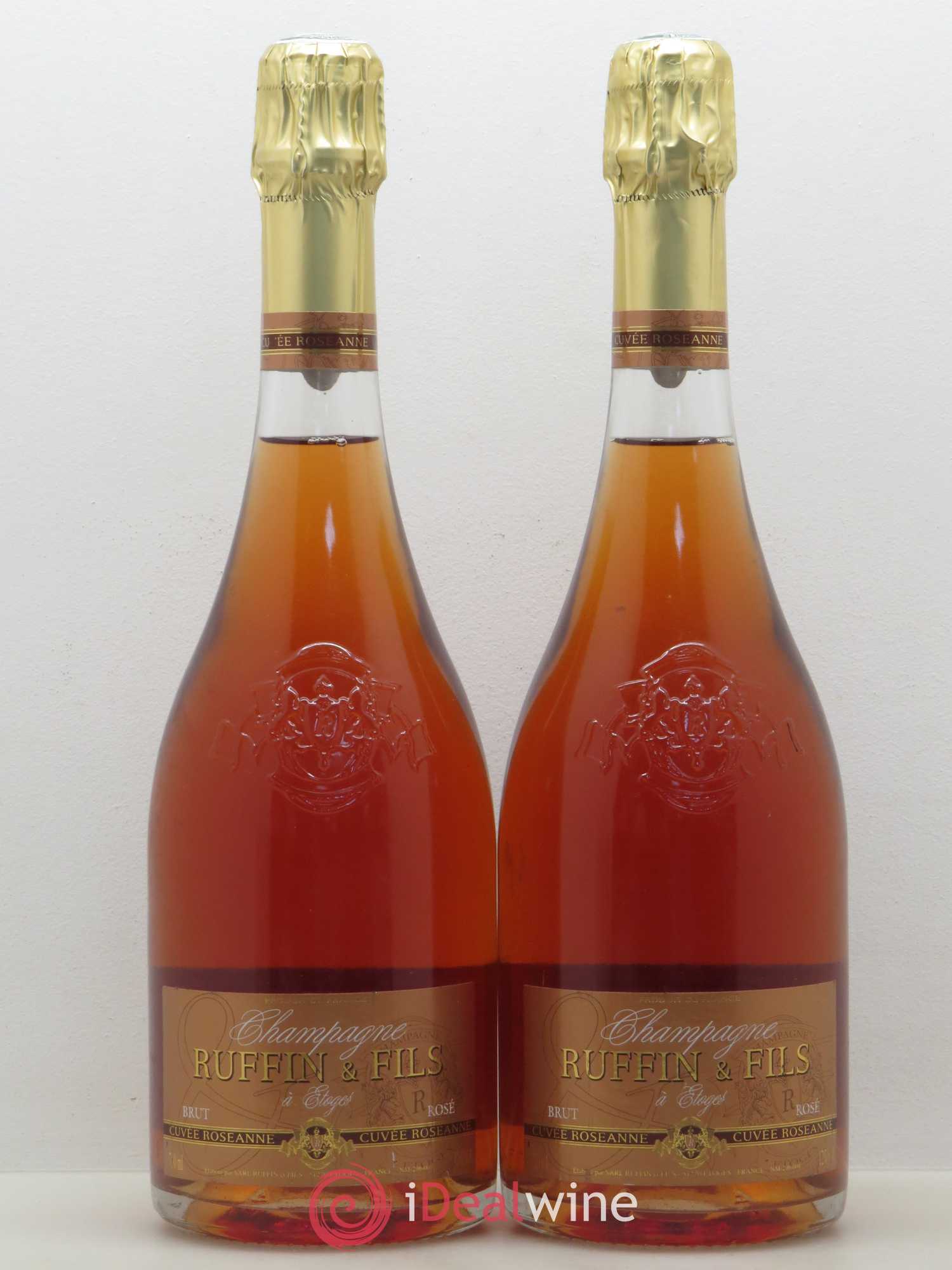 Champagne - Ruffin et Fils Cuvée Roseanne - Lot de 2 bouteilles - 0