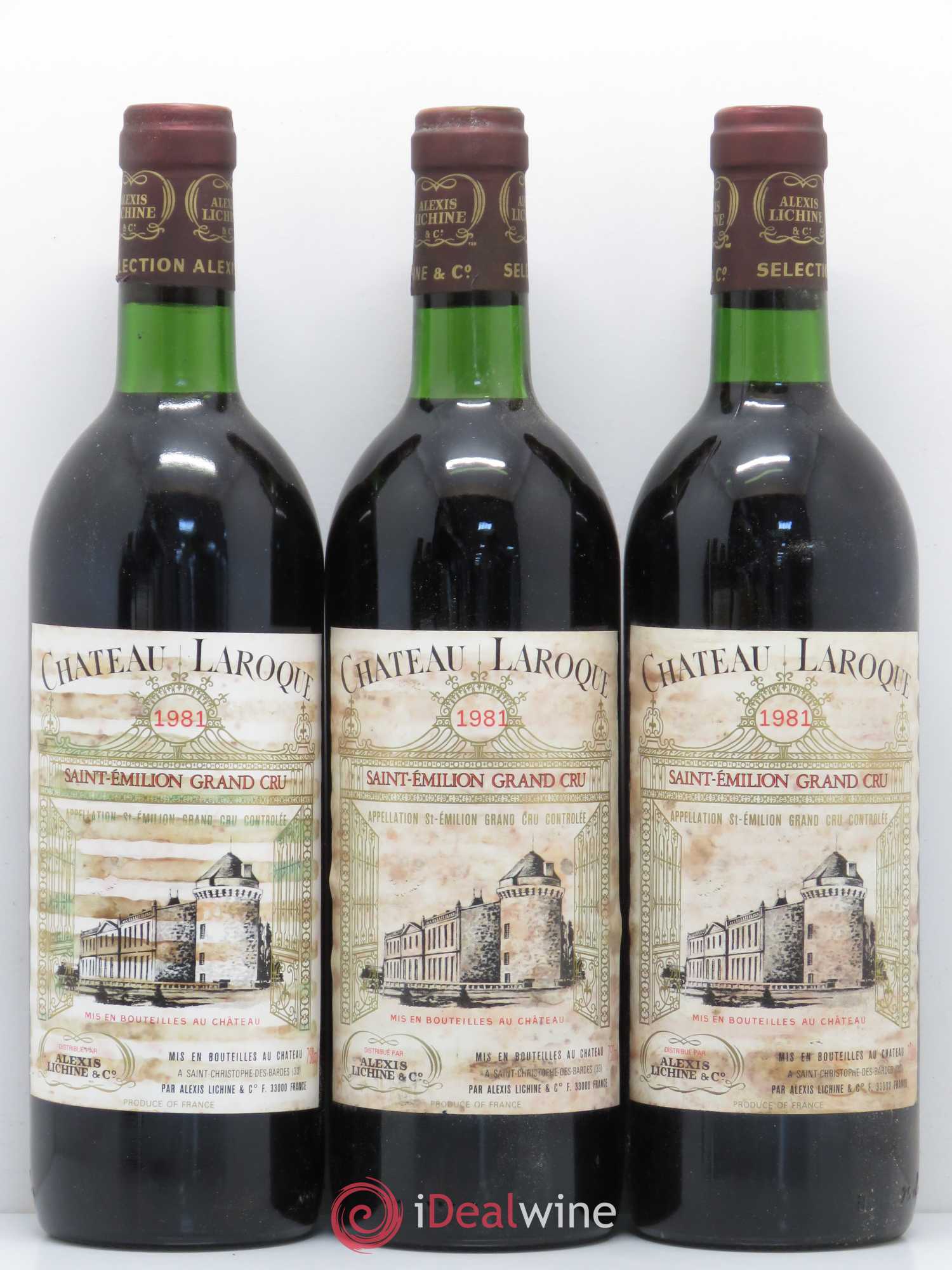 Château Laroque Grand Cru Classé (sans prix de réserve) 1981 - Lot de 6 bouteilles - 2