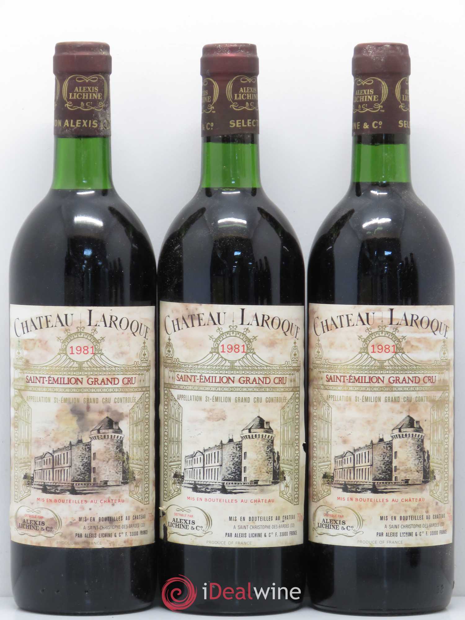Château Laroque Grand Cru Classé 1981 - Lot de 6 bouteilles - 1