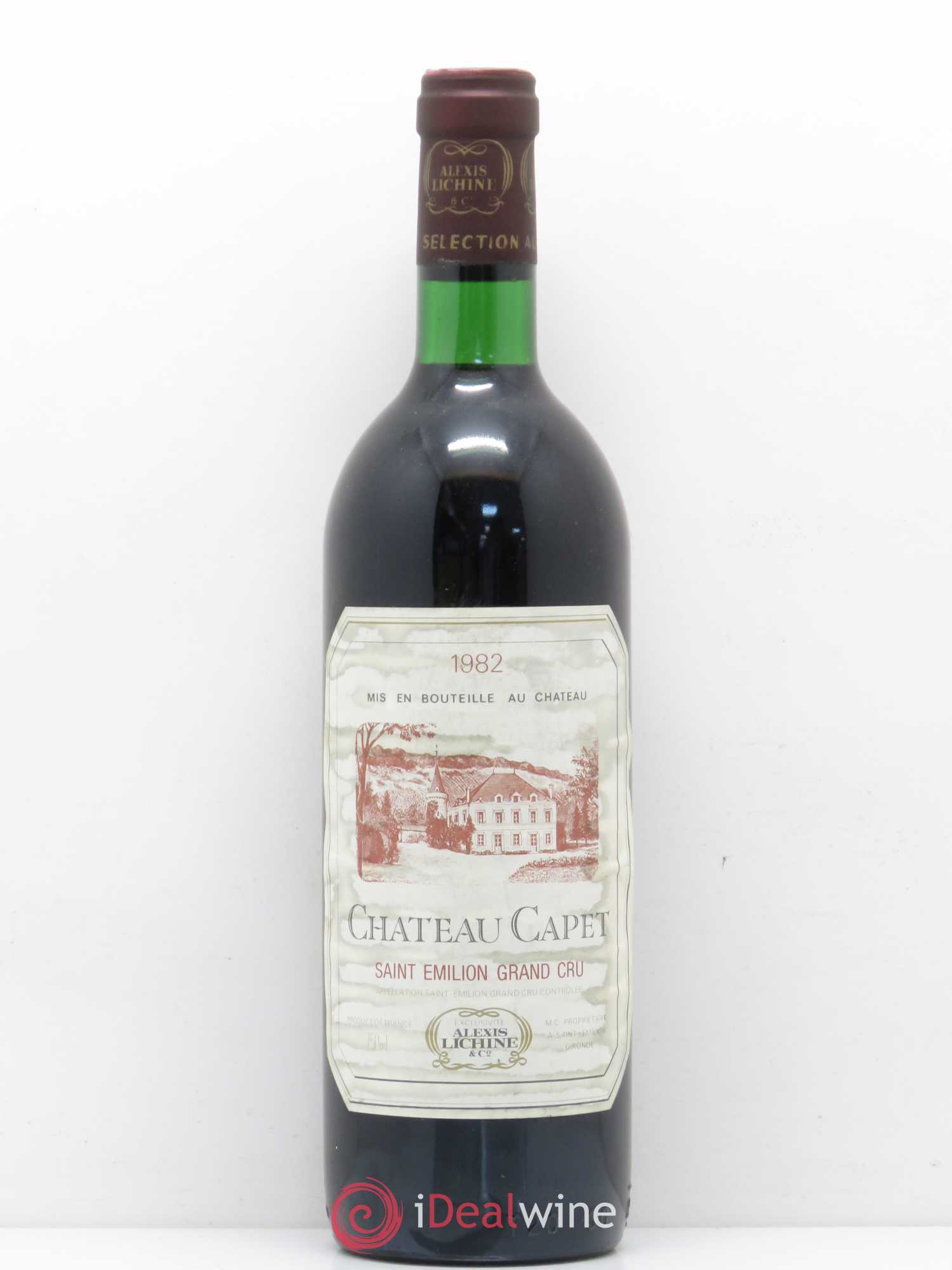 Saint-Émilion Grand Cru Château Capet 1982 - Posten von 1 Flasche - 0