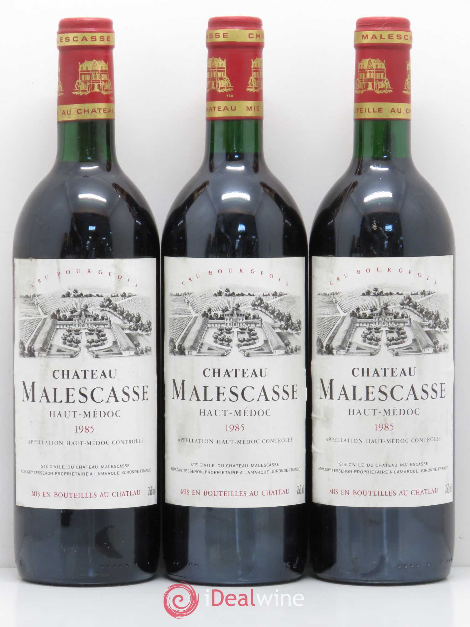 Château Malescasse Cru Bourgeois Exceptionnel 1985 - Lot de 6 bouteilles - 2