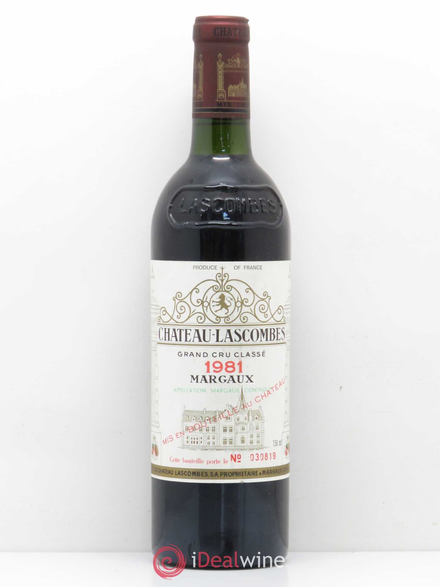 Château Lascombes 2ème Grand Cru Classé 1981 - Lot de 1 bouteille - 0