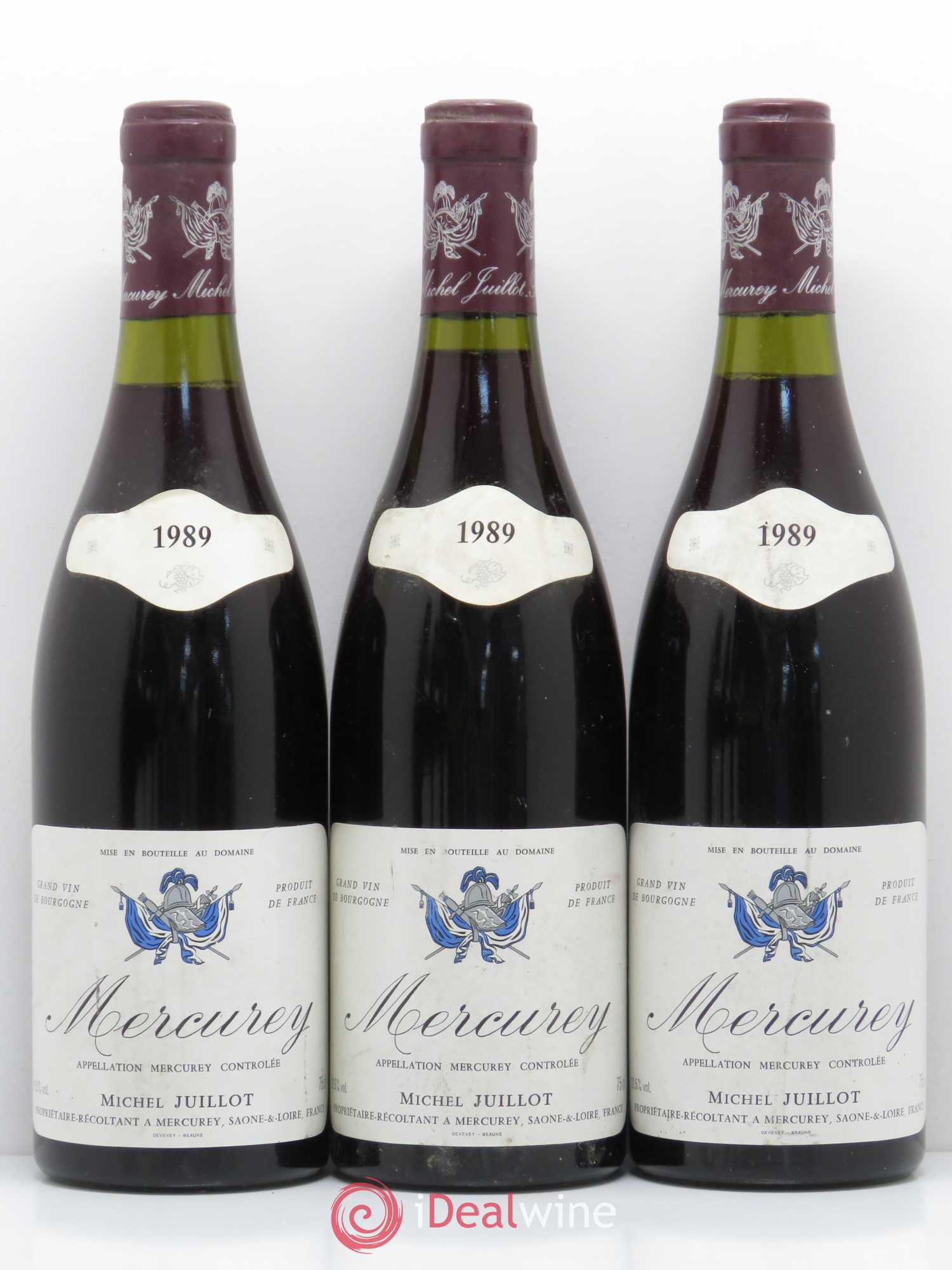 Mercurey Michel Juillot (Domaine) 1989 - Lot de 6 bouteilles - 2