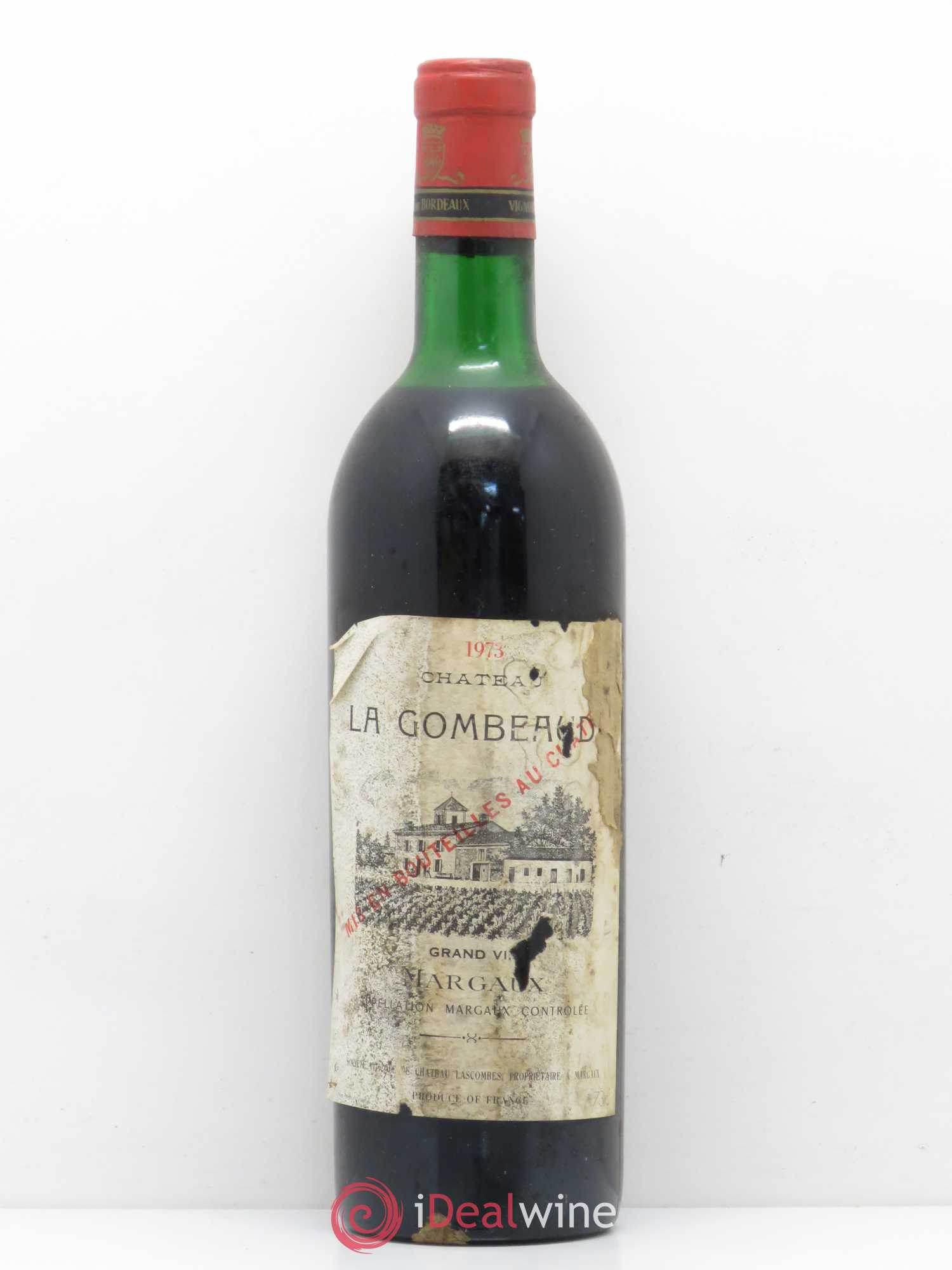 Bordeaux Margaux Château La Gombeaude 1973 - Posten von 1 Flasche - 0
