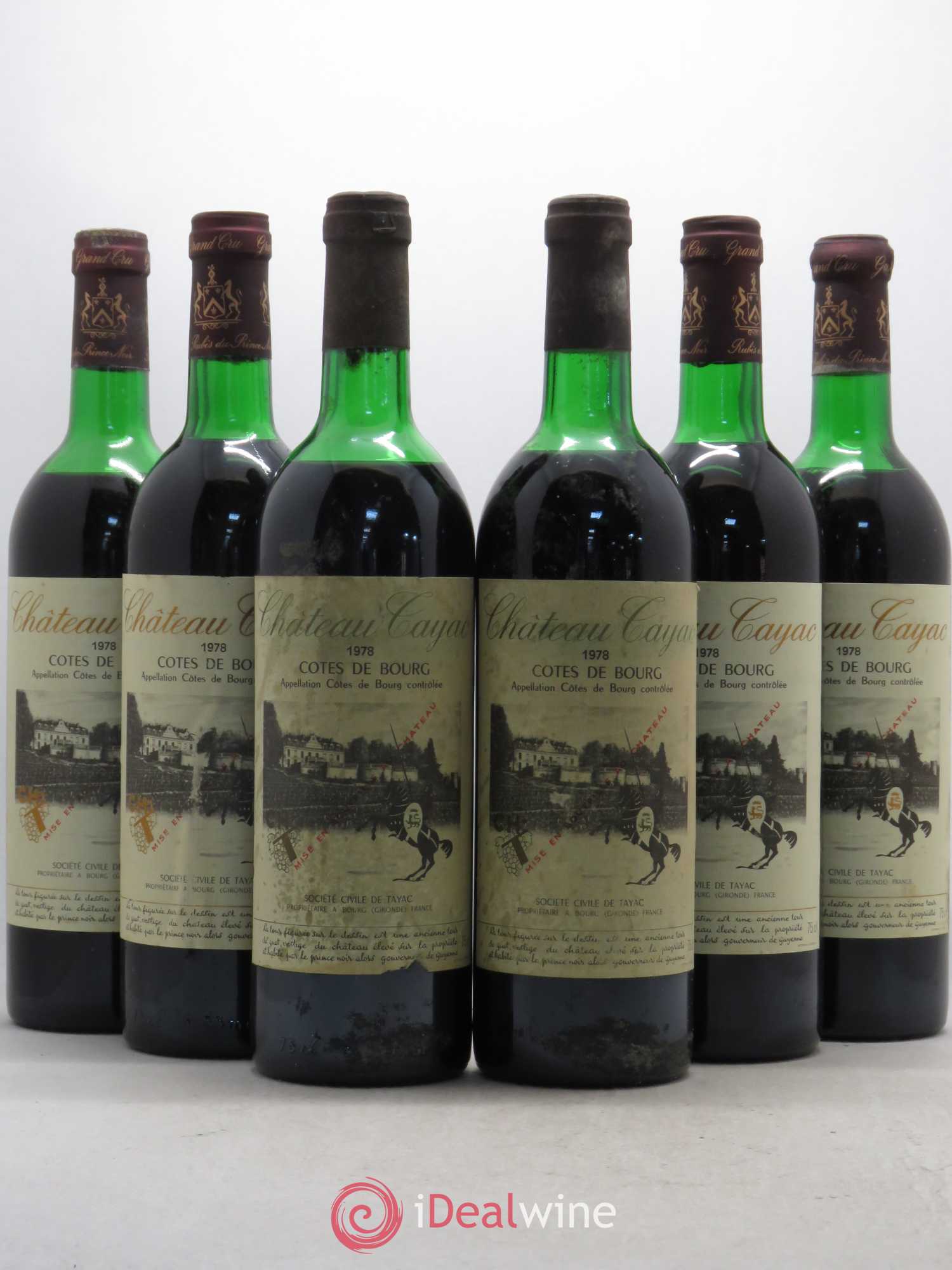 Château Tayac 1978 - Lot de 6 bouteilles - 0