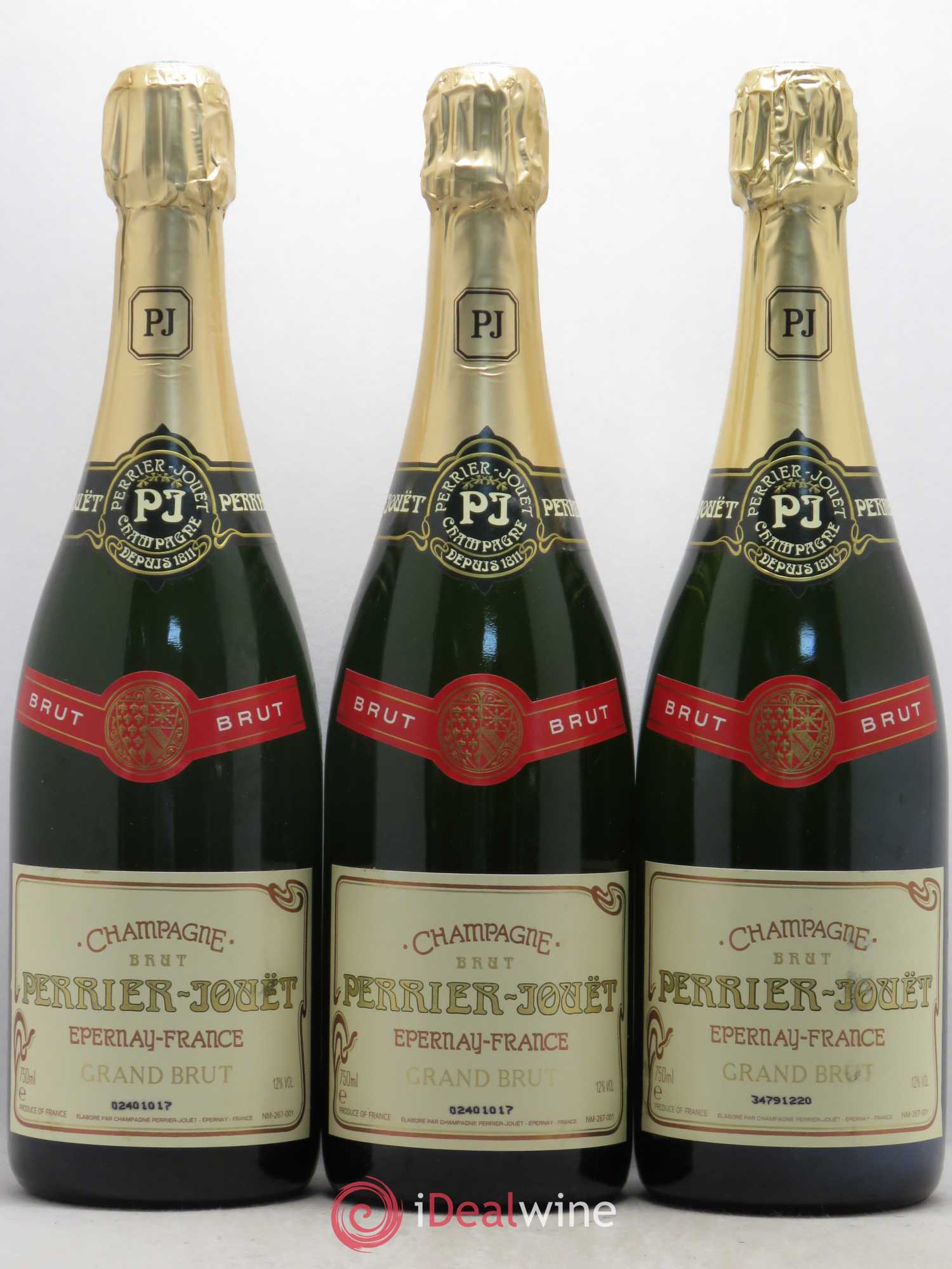 Grand Brut Perrier-Jouët - Lot de 6 bouteilles - 1