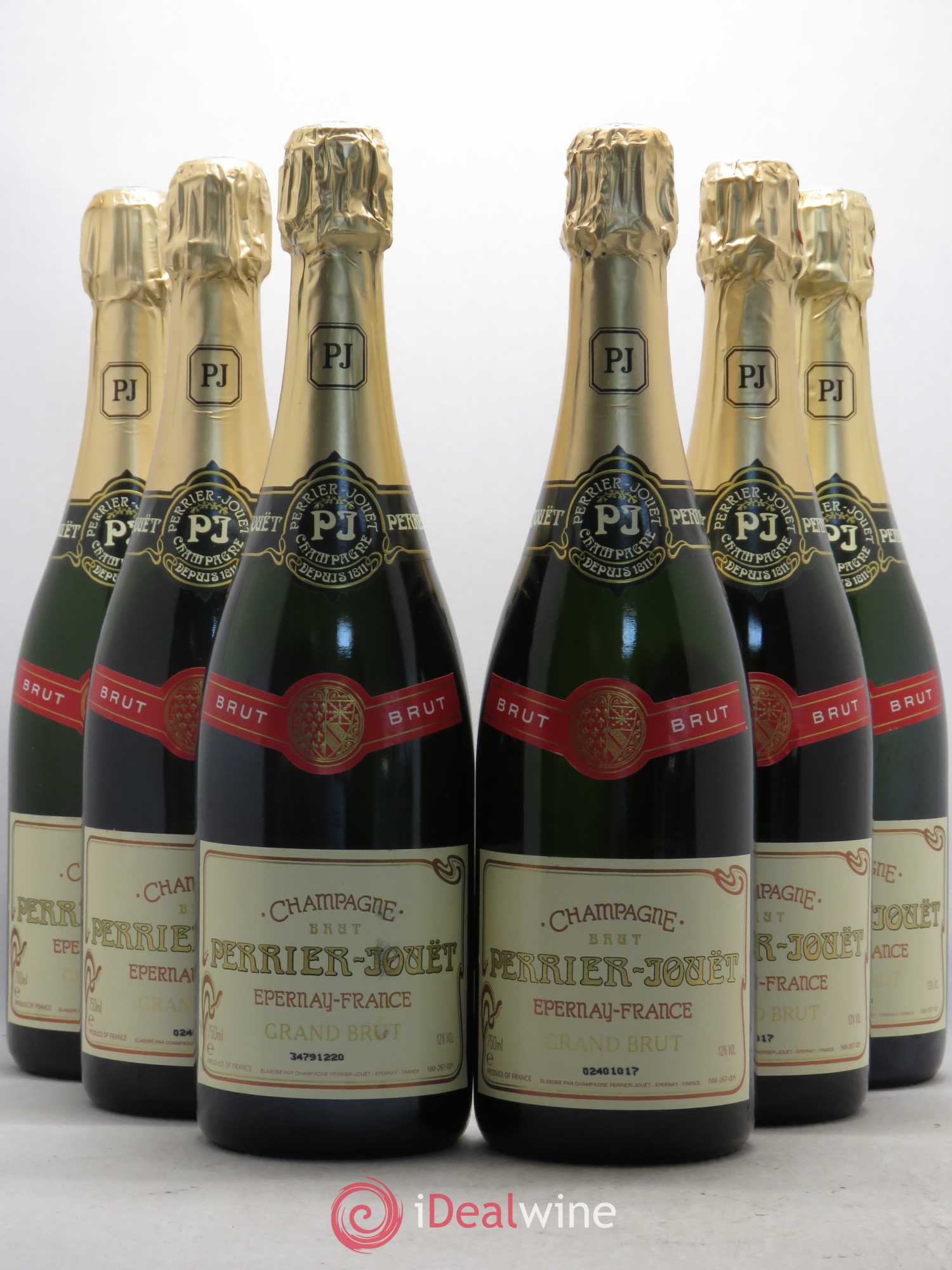 Grand Brut Perrier-Jouët - Lot de 6 bouteilles - 0