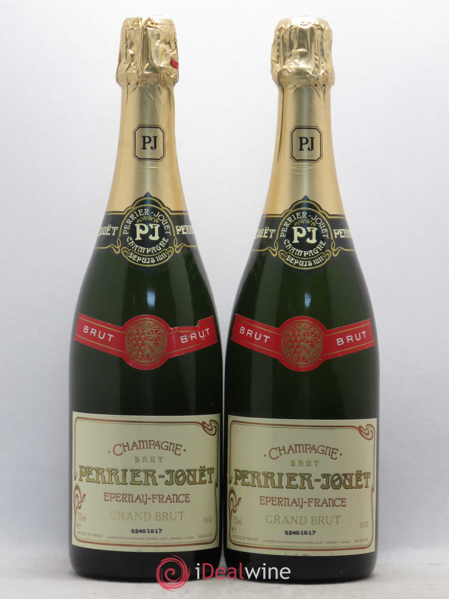 Grand Brut Perrier-Jouët - Lot de 2 bouteilles - 0