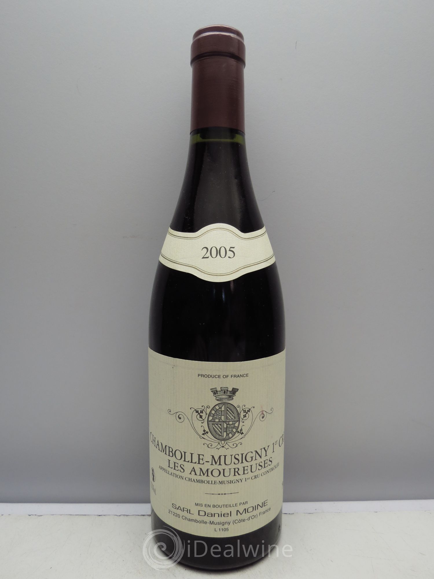 Chambolle-Musigny 1er Cru Daniel Moine 2005 - Lot de 1 bouteille - 0