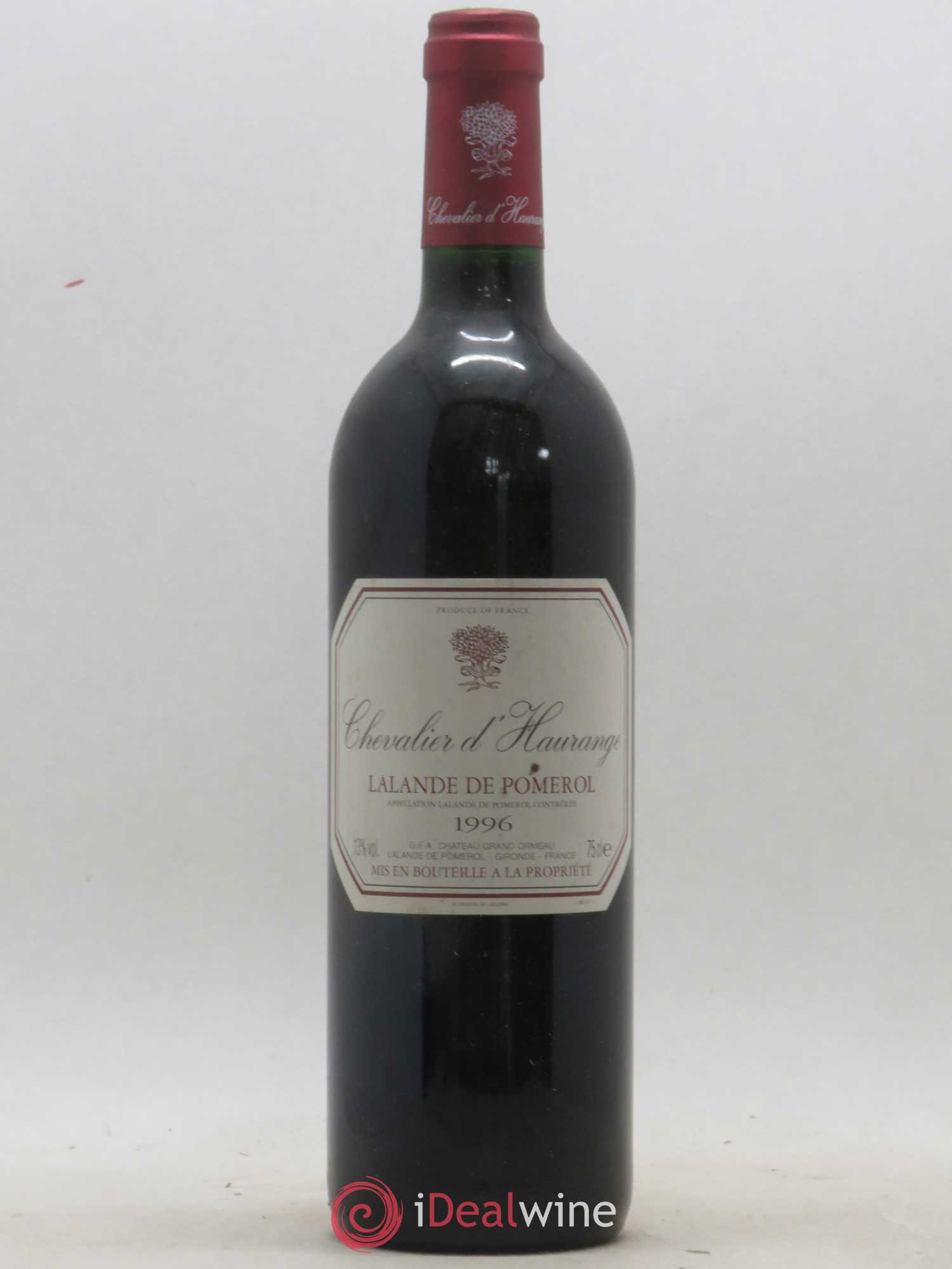 Bordeaux Chevalier d'Haurange 1996 - Posten von 1 Flasche - 0