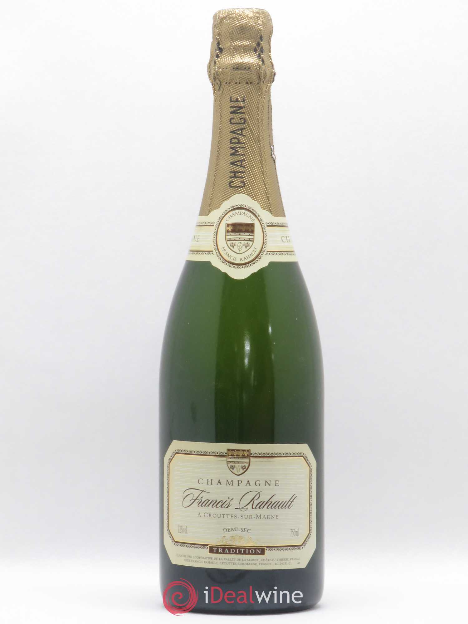 Champagne Francis Rahault Demi Sec Tradition - Lot of 1 bottle - 0
