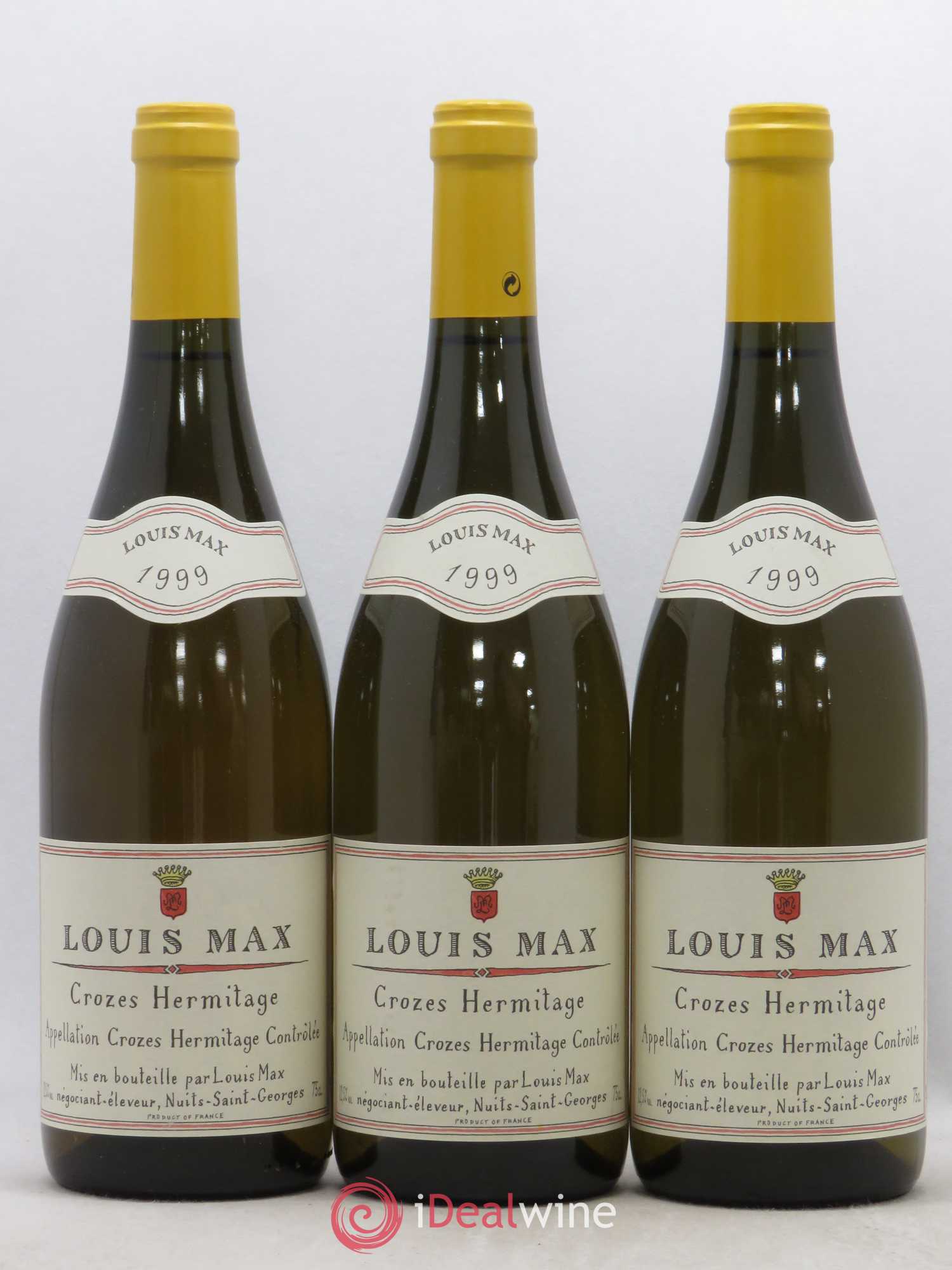 Crozes-Hermitage Louis Max 1999 - Lot de 3 bouteilles - 0