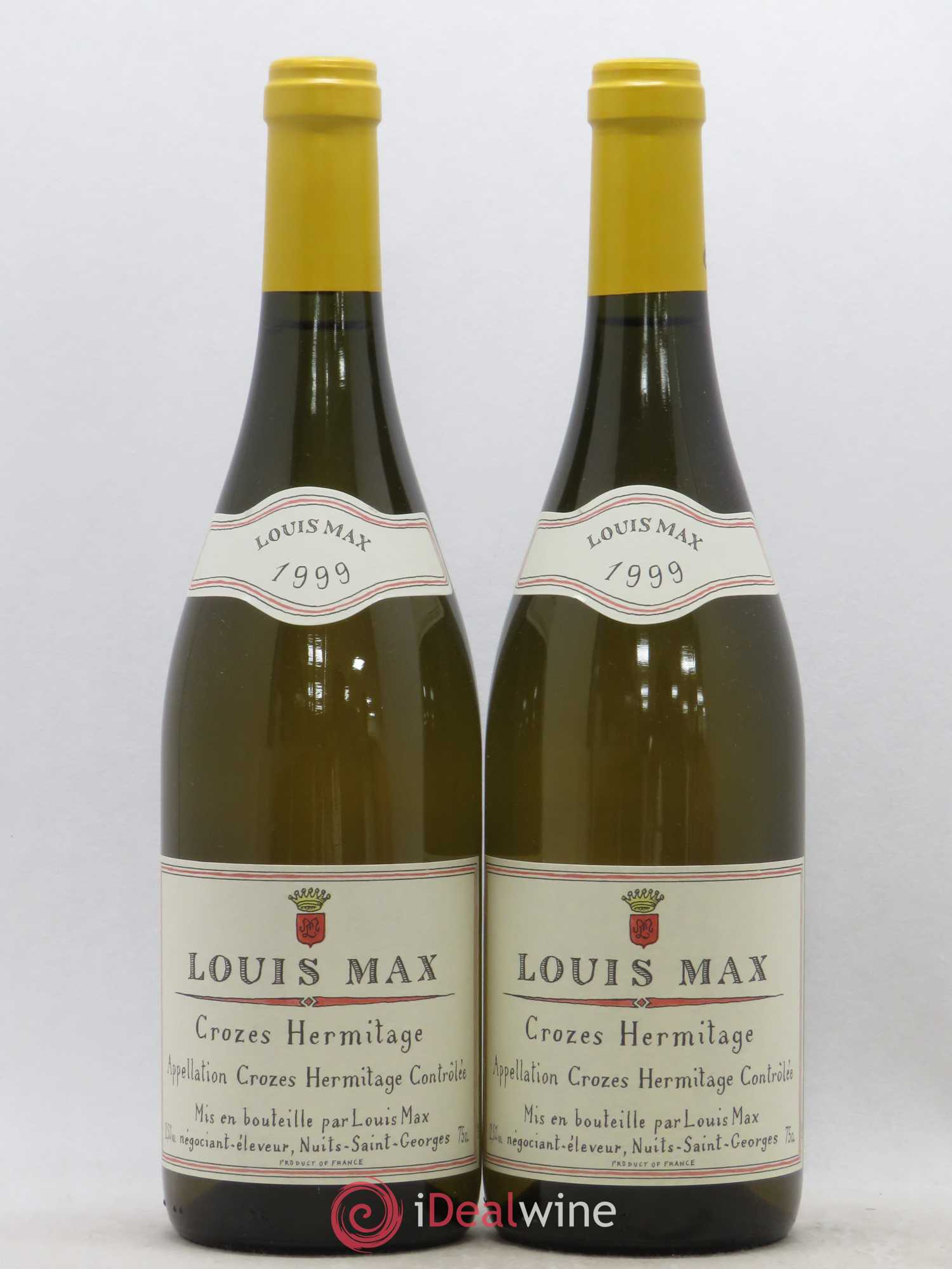 Crozes-Hermitage Louis Max 1999 - Lot de 2 bouteilles - 0