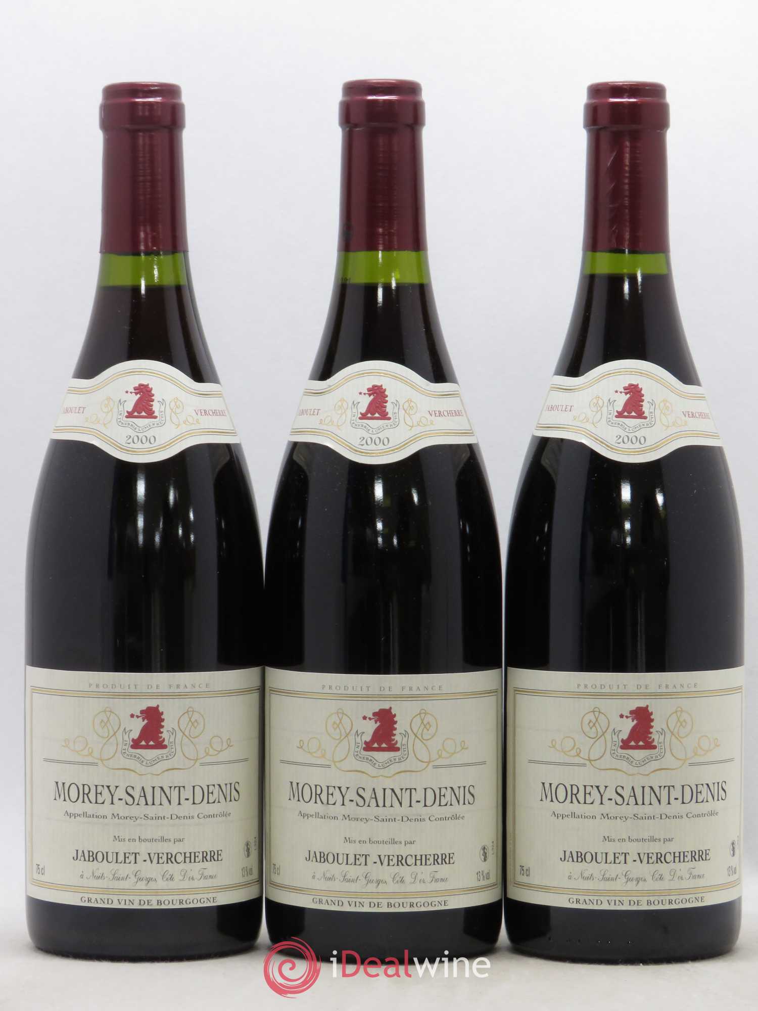 Morey-Saint-Denis Jaboulet Vercherre (sans prix de réserve) 2000 - Posten von 3 Flaschen - 0
