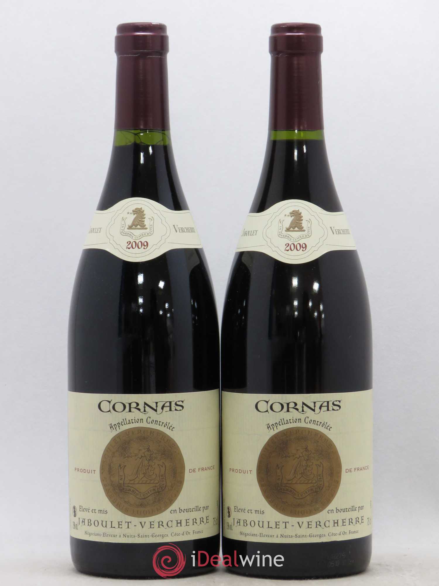 Cornas Jaboulet Vercherre 2009 - Posten von 2 Flaschen - 0