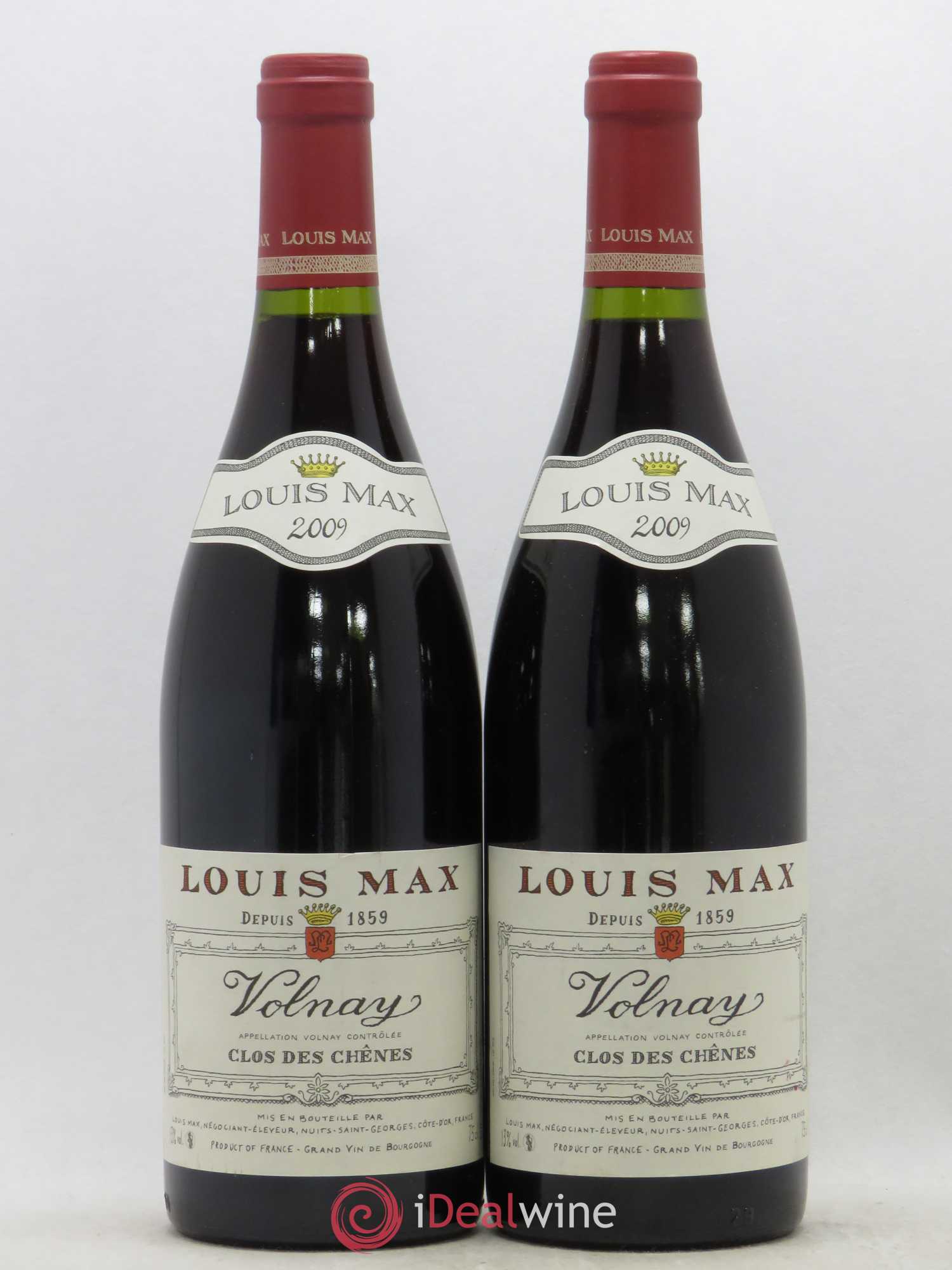 Volnay 1er Cru Clos des Chenes Louis Max 2009 - Posten von 2 Flaschen - 0