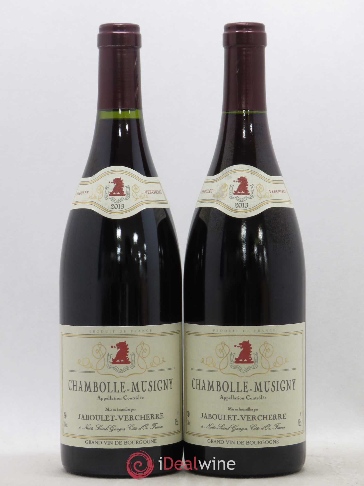 Chambolle-Musigny Jaboulet Vercherre 2013 - Lot de 2 bouteilles - 0