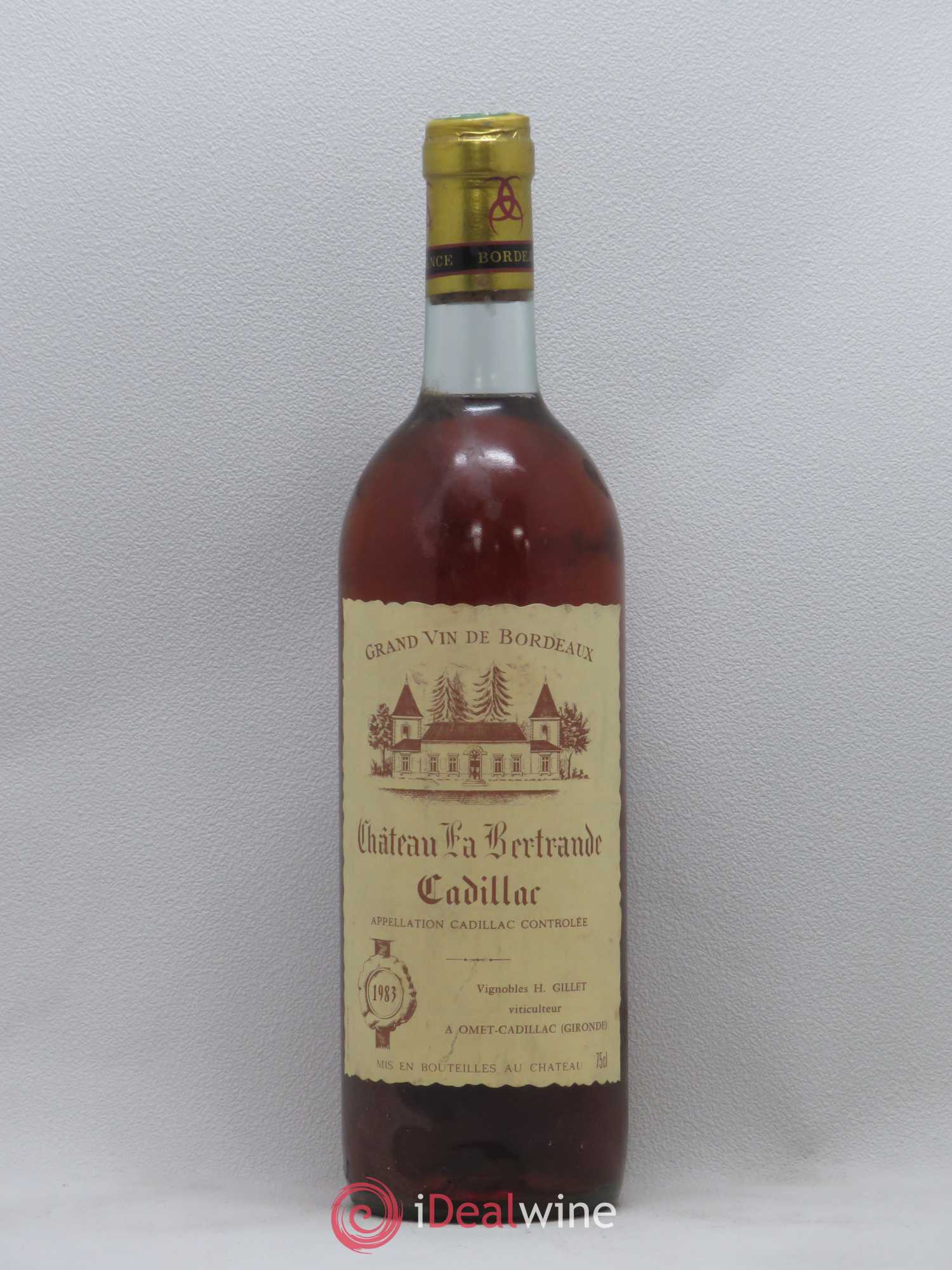 Cadillac Château La Bertrande 1983 - Posten von 1 Flasche - 0