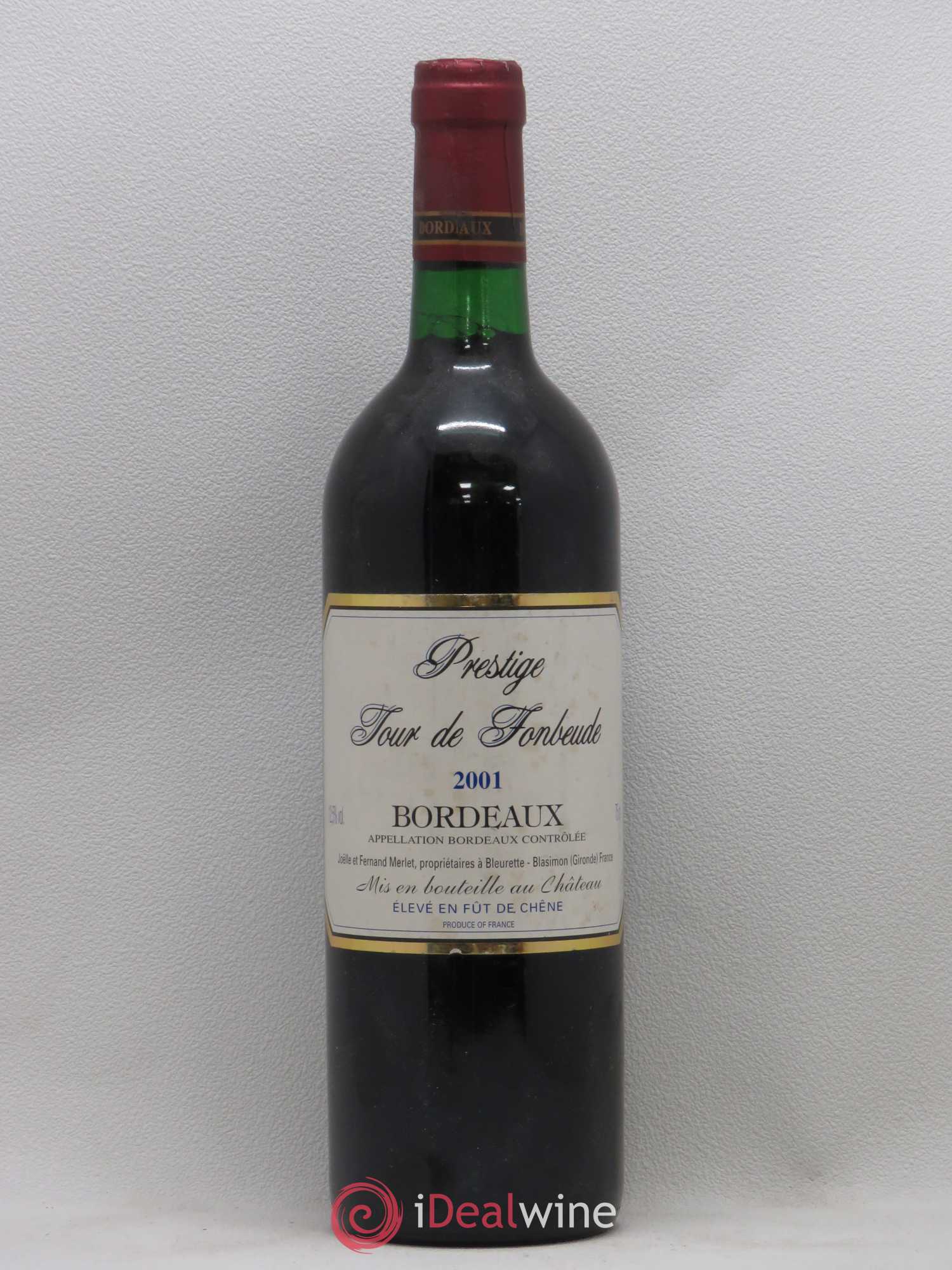 Bordeaux Prestige Tour de Fonbeude 2001 - Posten von 1 Flasche - 0