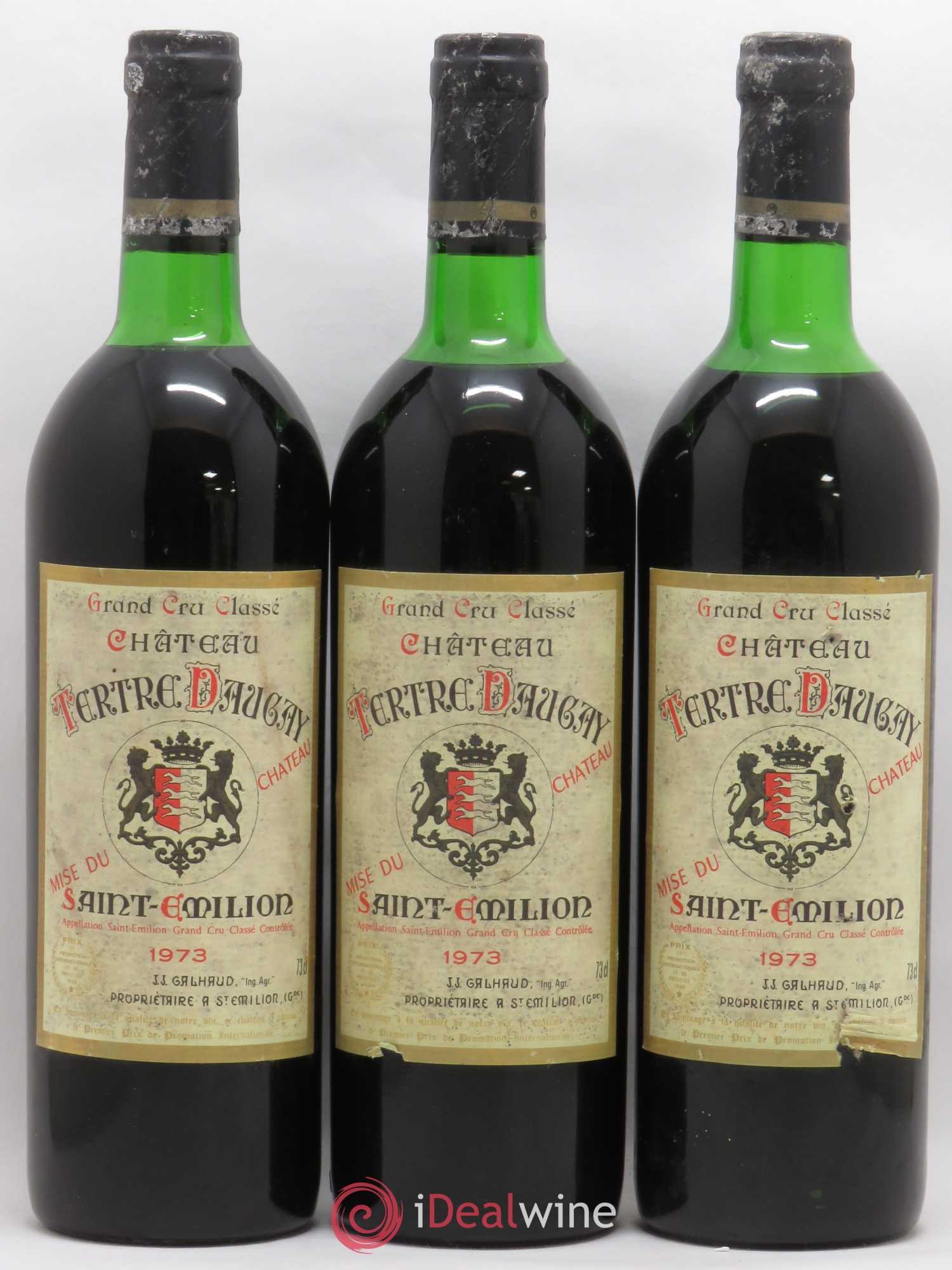 Château Tertre Daugay Grand Cru Classé 1973 - Lot de 6 bouteilles - 2