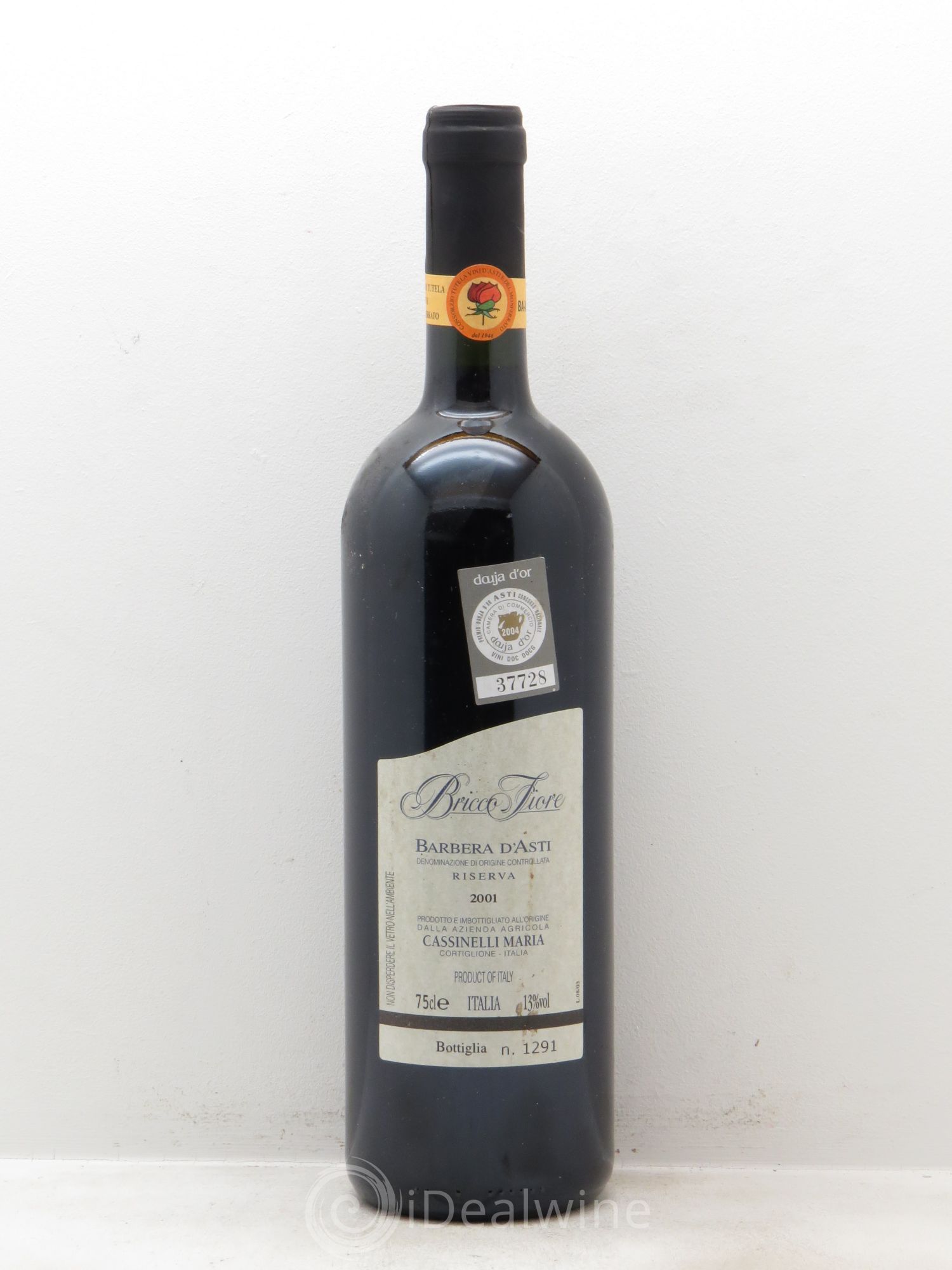 Italie Barbera d'Asti Bricco Fiore Riserva 2001 - Lot de 6 bouteilles - 0