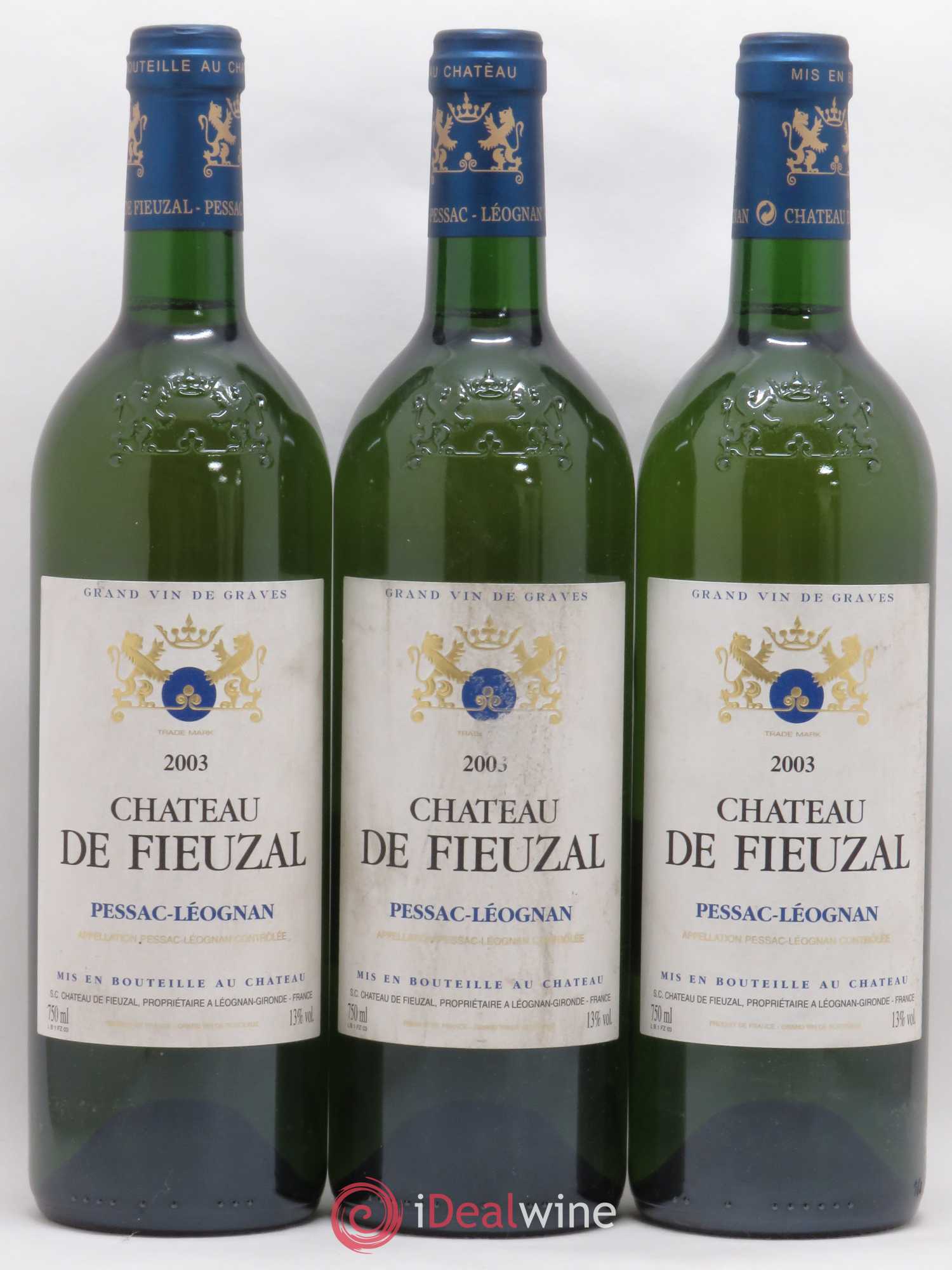 Château de Fieuzal 2003 - Lot de 6 bouteilles - 1