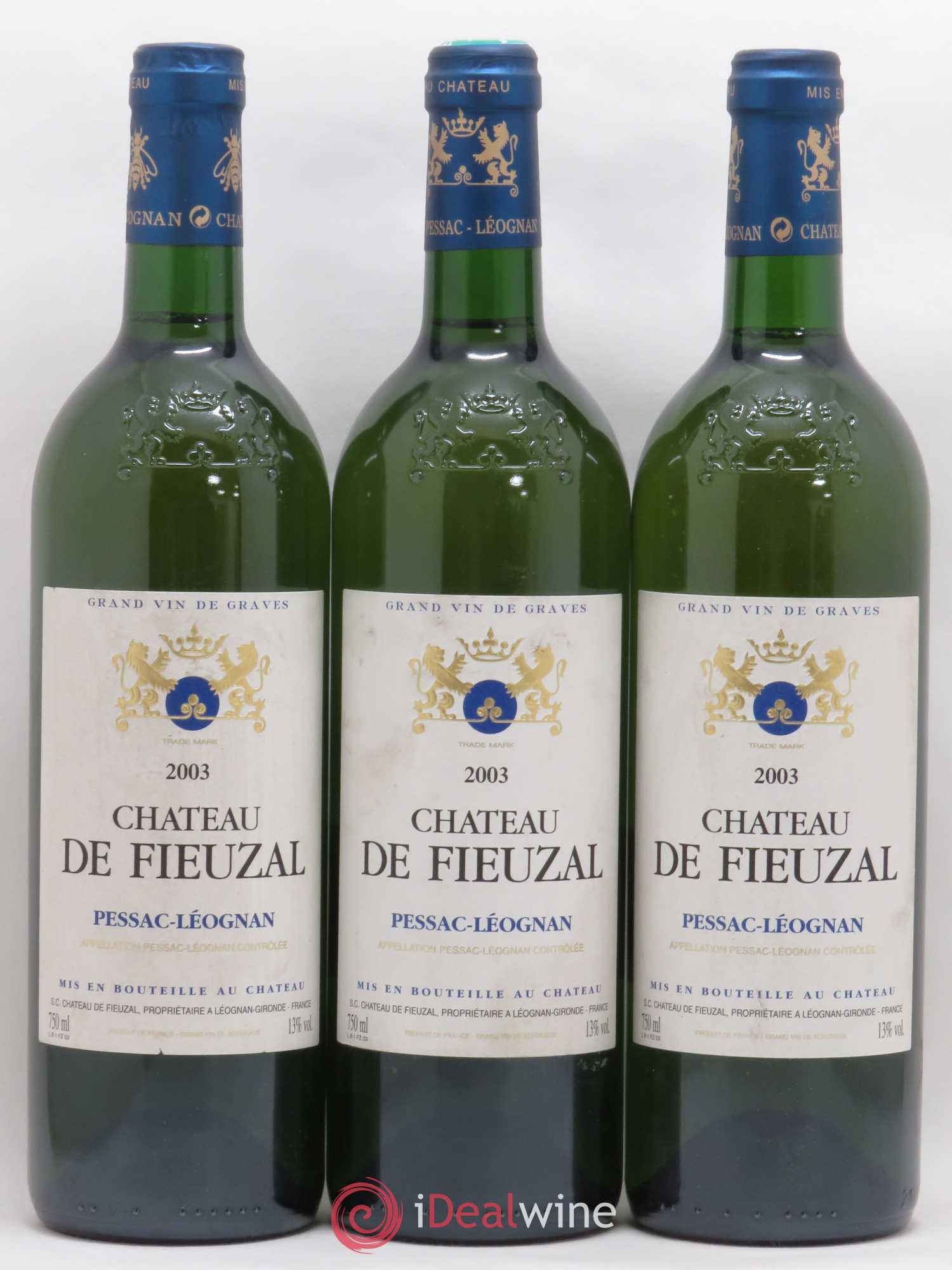 Château de Fieuzal 2003 - Lot de 6 bouteilles - 2