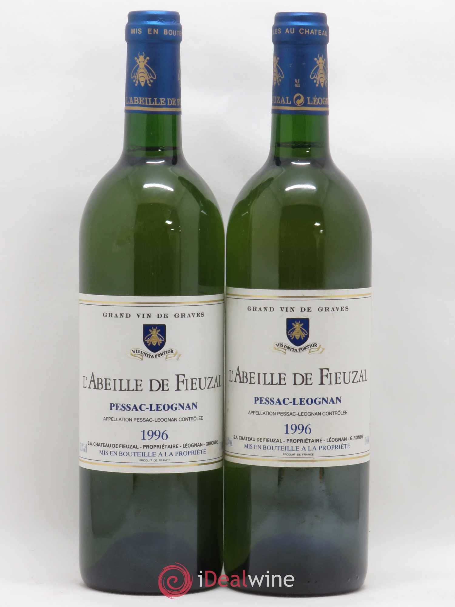 Abeille de Fieuzal Second Vin 1996 - Lot de 2 bouteilles - 0