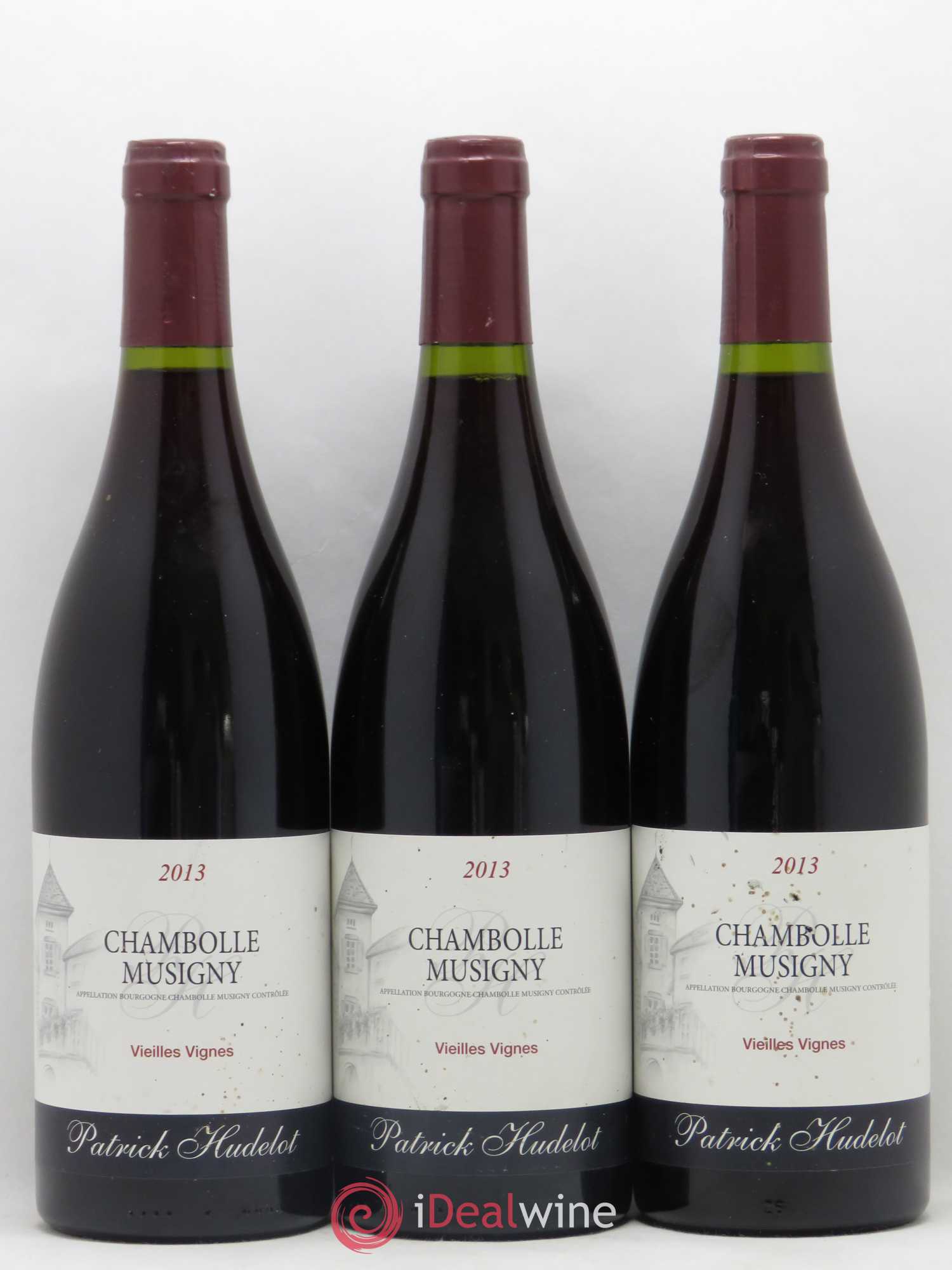 Chambolle-Musigny Vieilles Vignes Patrick Hudelot 2013 - Posten von 3 Flaschen - 0