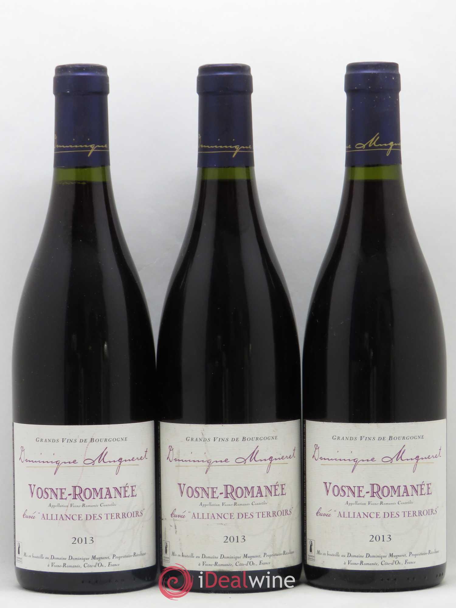 Vosne-Romanée Cuvée Alliance des Terroirs Dominique Mugneret 2013 - Posten von 3 Flaschen - 0