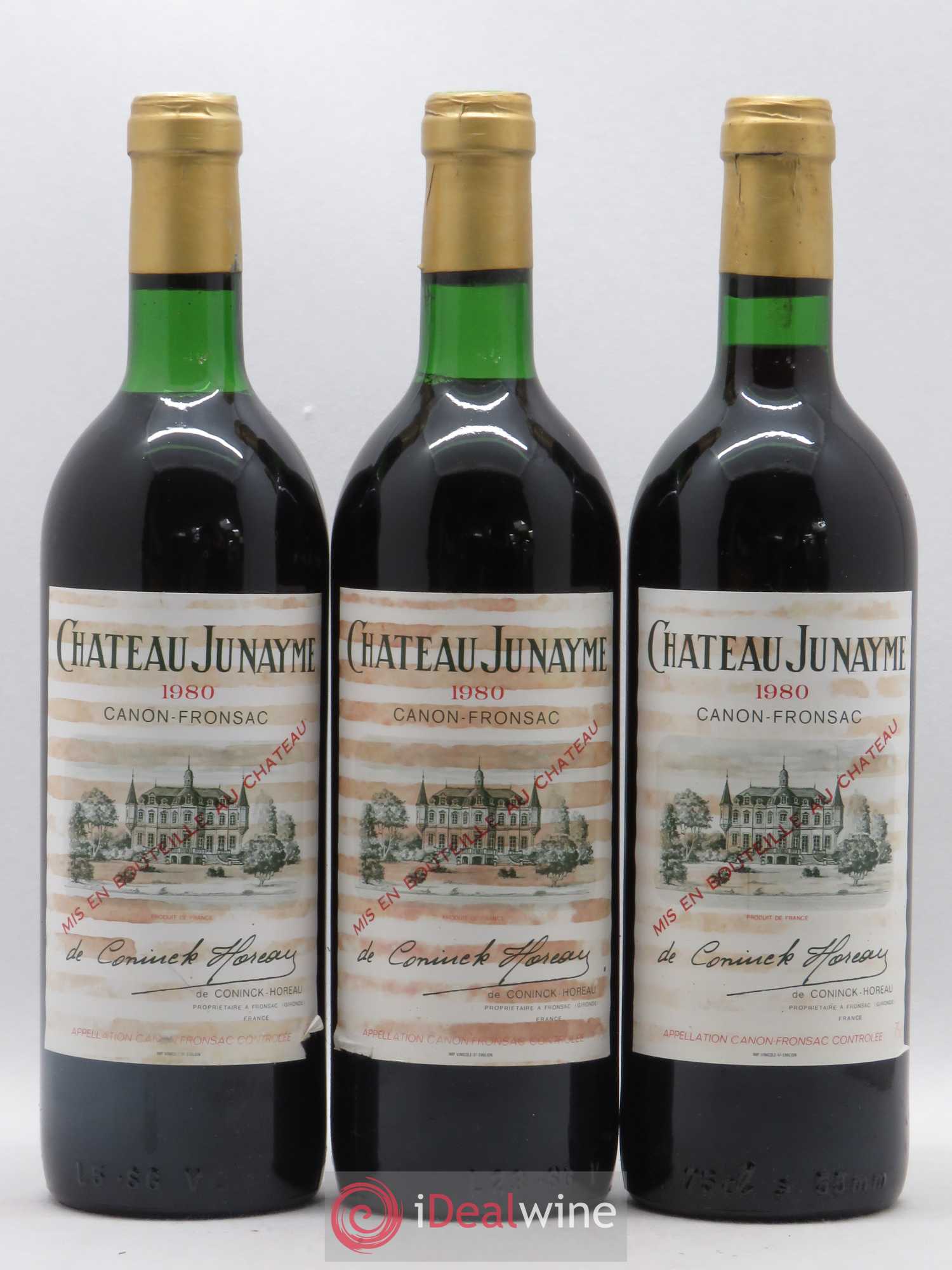 Canon-Fronsac Château Junayme (sans prix de réserve) 1980 - Posten von 6 Flaschen - 1
